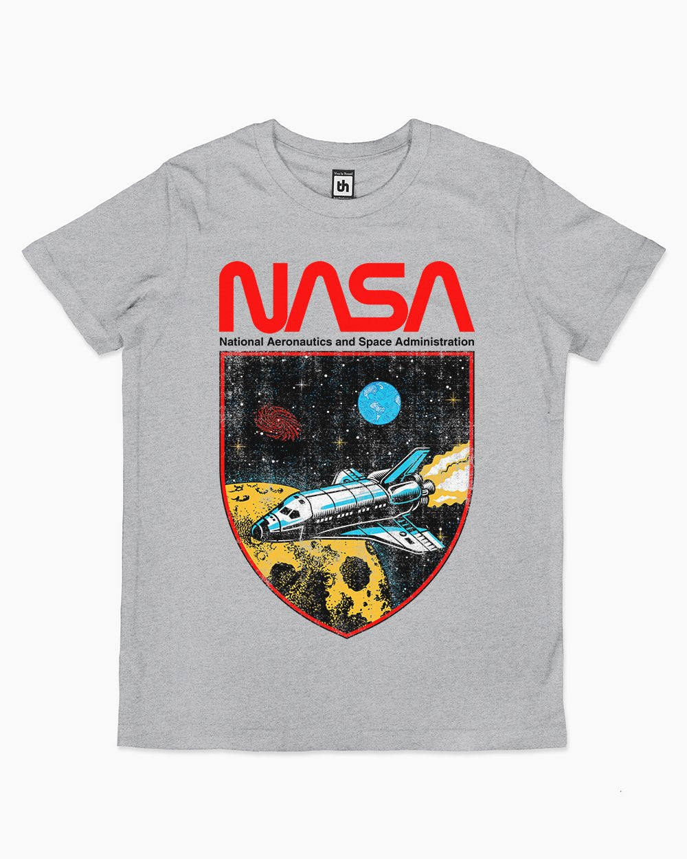NASA Shield Kids T-Shirt Australia Online #colour_grey