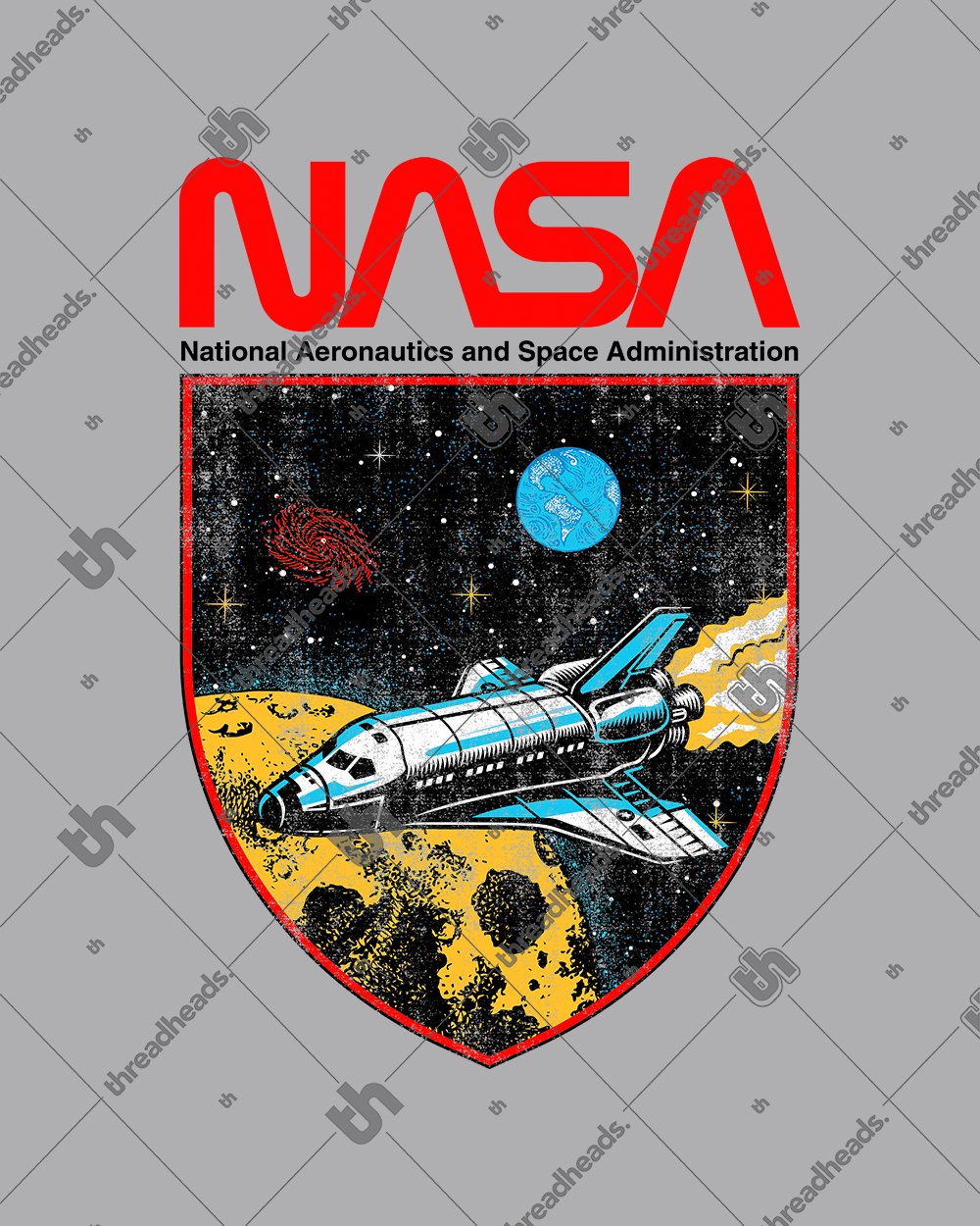 NASA Shield Kids Sweater Australia Online #colour_grey