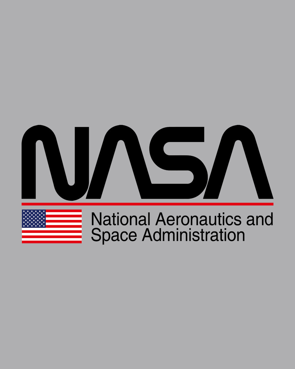 NASA US T-Shirt Australia Online #colour_grey