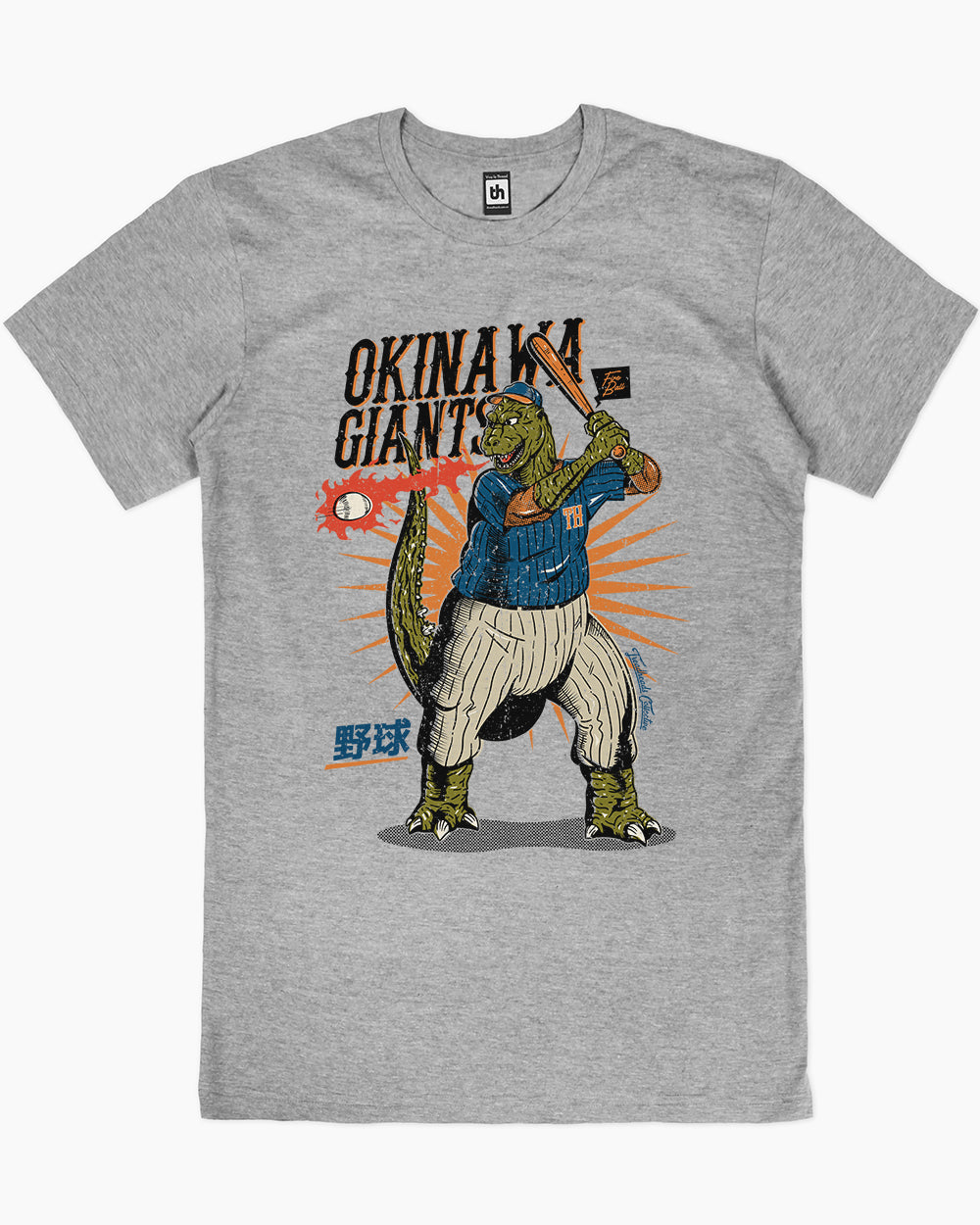 Okinawa Giants T-Shirt Australia Online #colour_grey