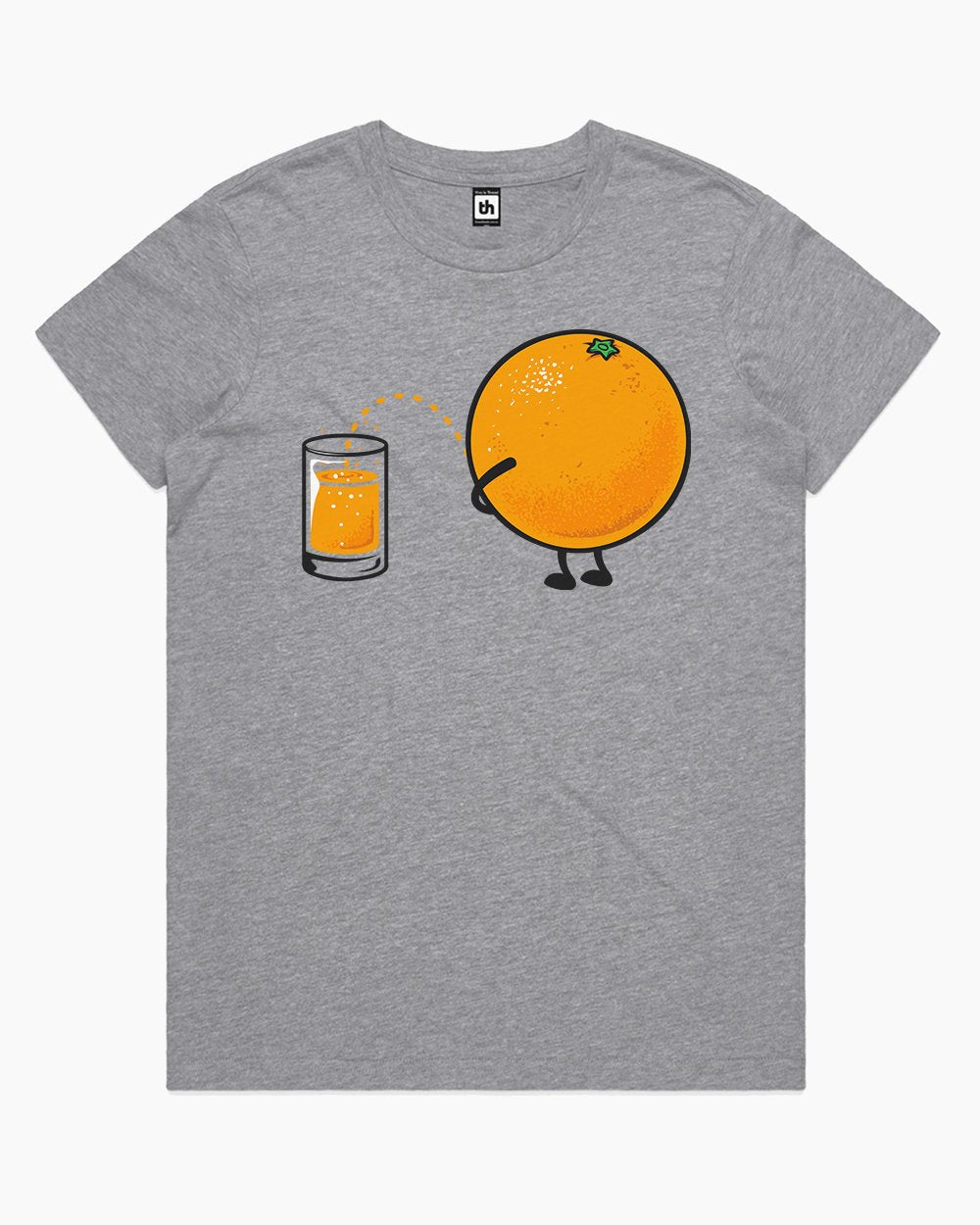 Orange Juice T-Shirt Australia Online #colour_grey