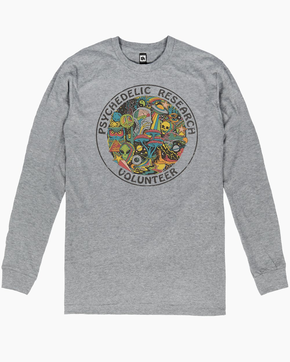 Psychedelic Research Volunteer Long Sleeve Australia Online #colour_grey