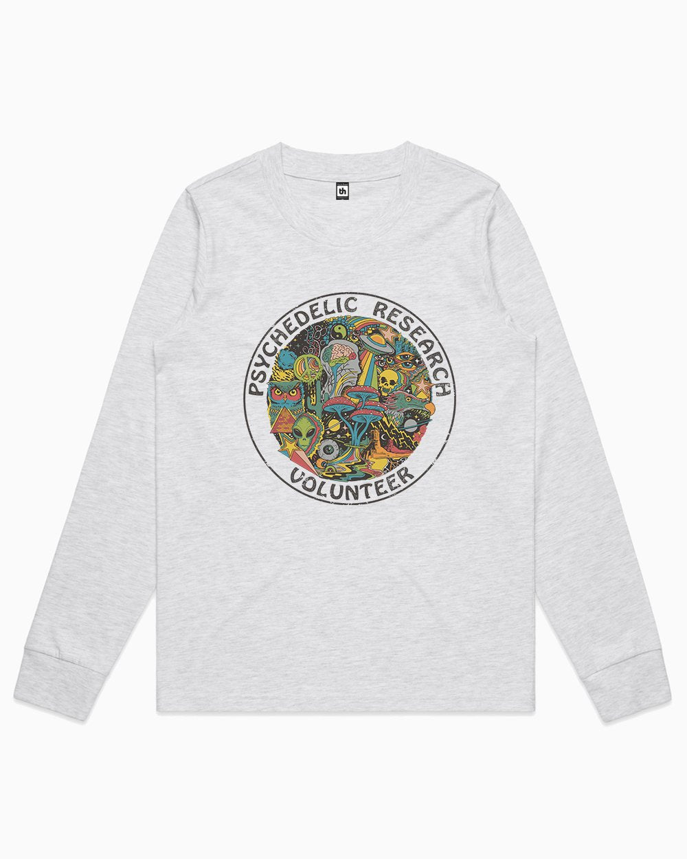 Psychedelic Research Volunteer Long Sleeve Australia Online #colour_grey