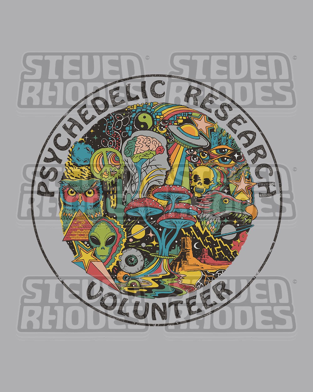 Psychedelic Research Volunteer Sweater Australia Online #colour_grey