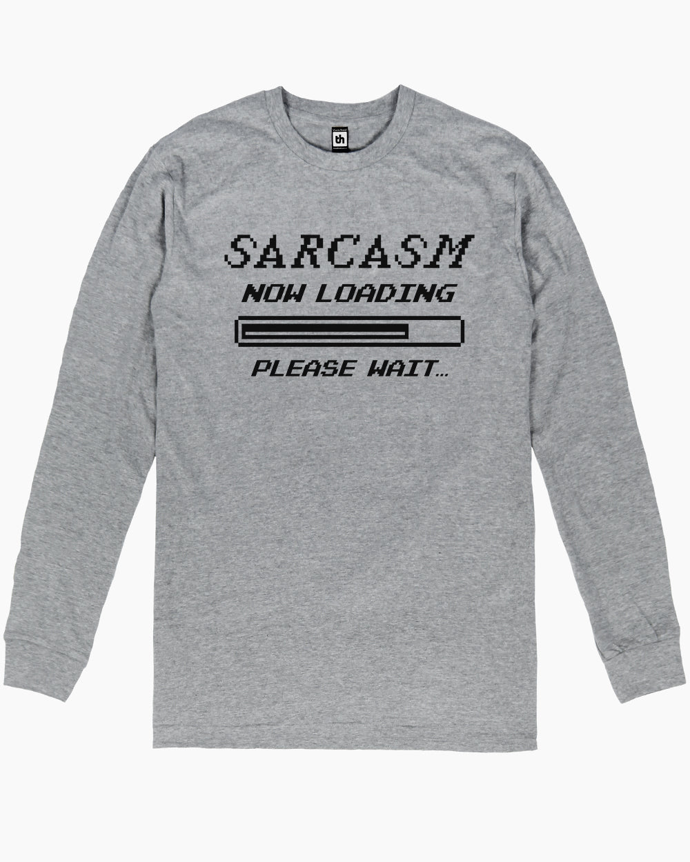Sarcasm Loading Long Sleeve Australia Online #colour_grey