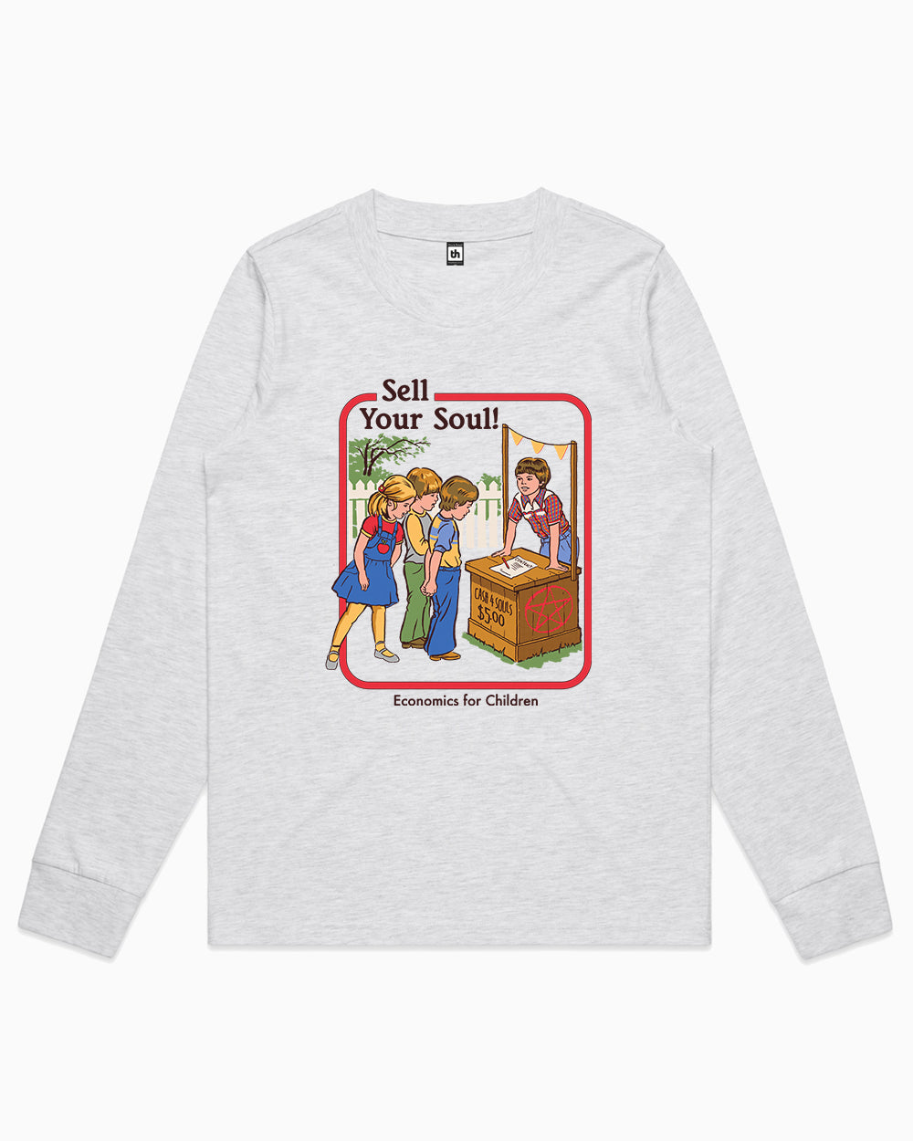 Sell Your Soul Long Sleeve Australia Online #colour_grey