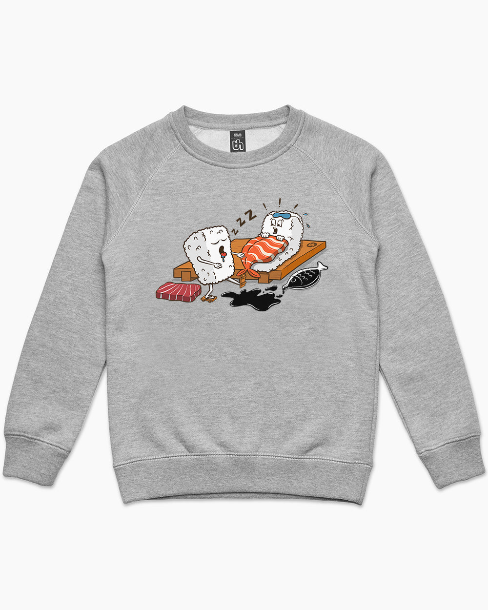 Sleepwalking Sushi Kids Sweater Australia Online #colour_grey