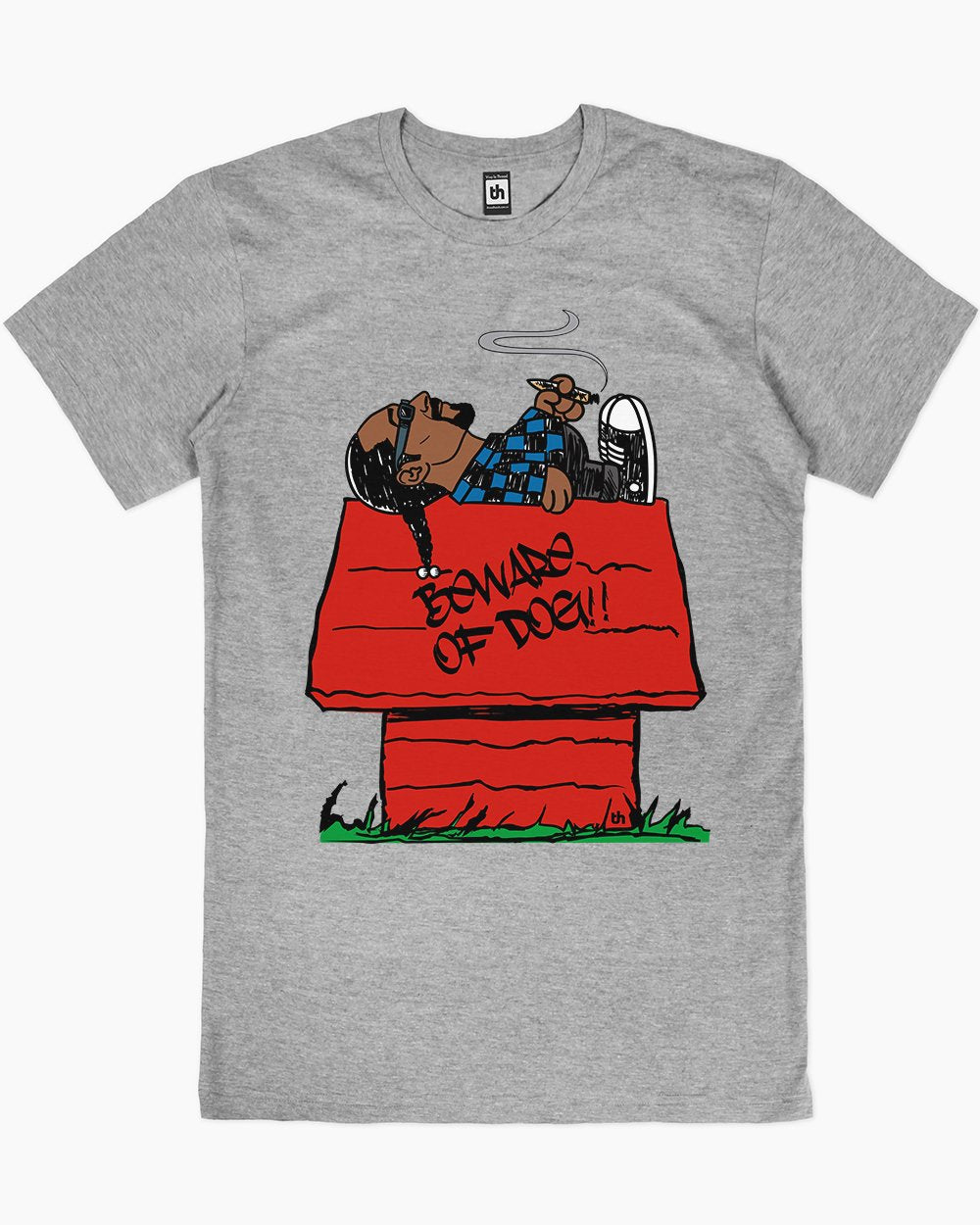 Snoop Snoopy T-Shirt Australia Online #colour_grey