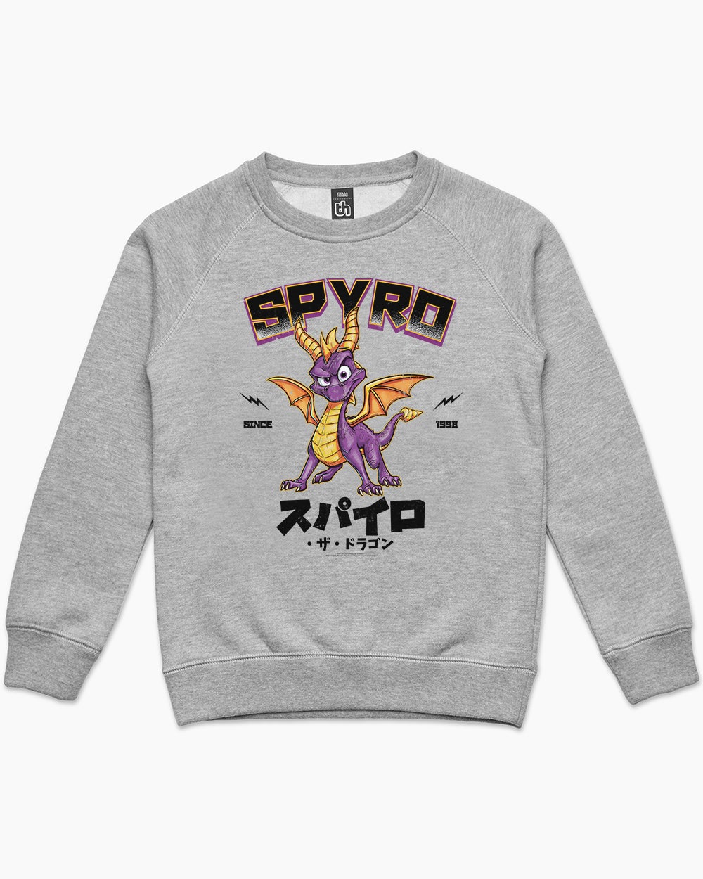 Spyro the Dragon JP Kids Sweater Australia Online #colour_grey