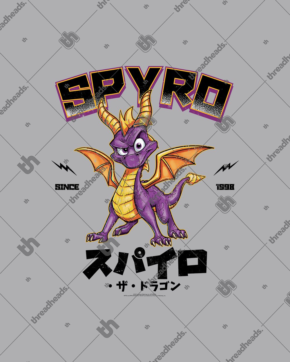 Spyro the Dragon JP Hoodie Australia Online #colour_grey