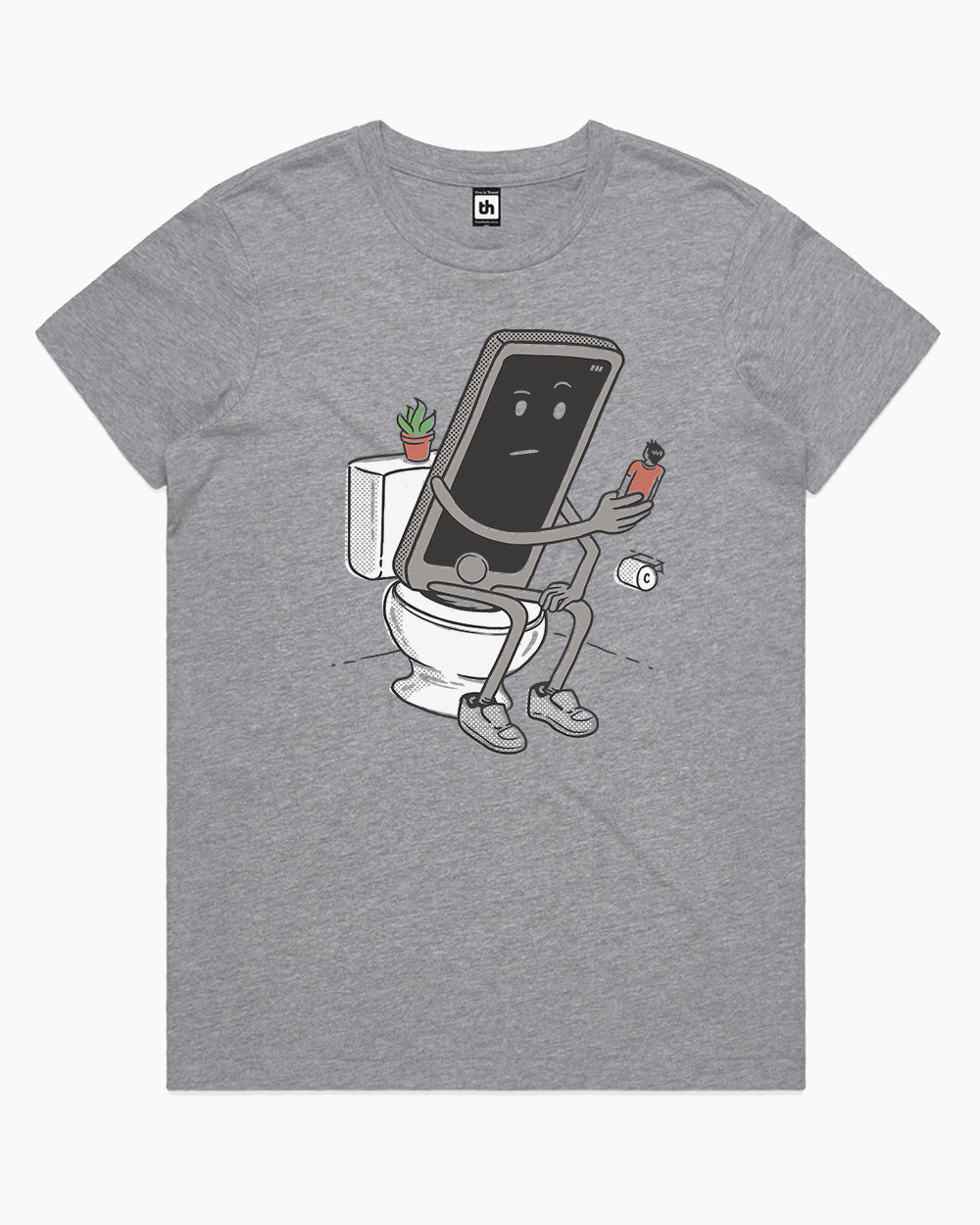 Toilet Humour T-Shirt Australia Online #colour_grey