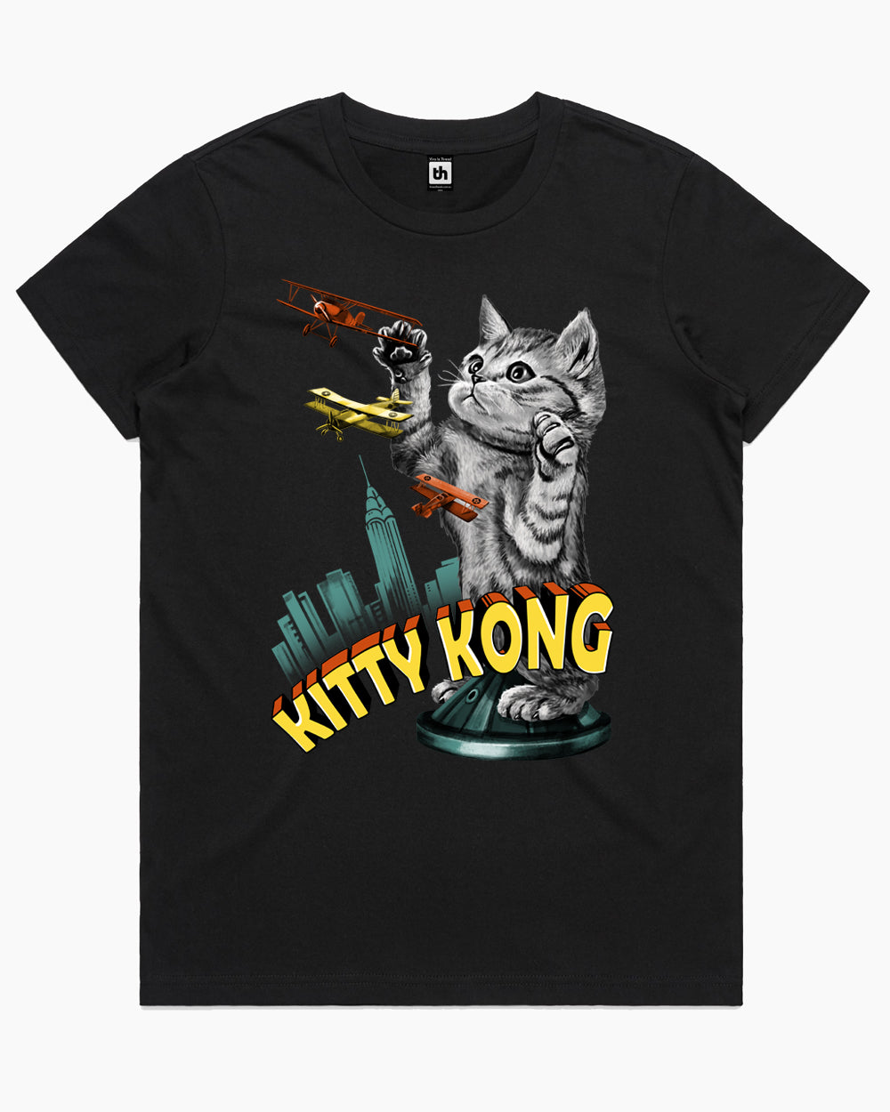 Kitty Kong T-Shirt Australia Online #colour_black