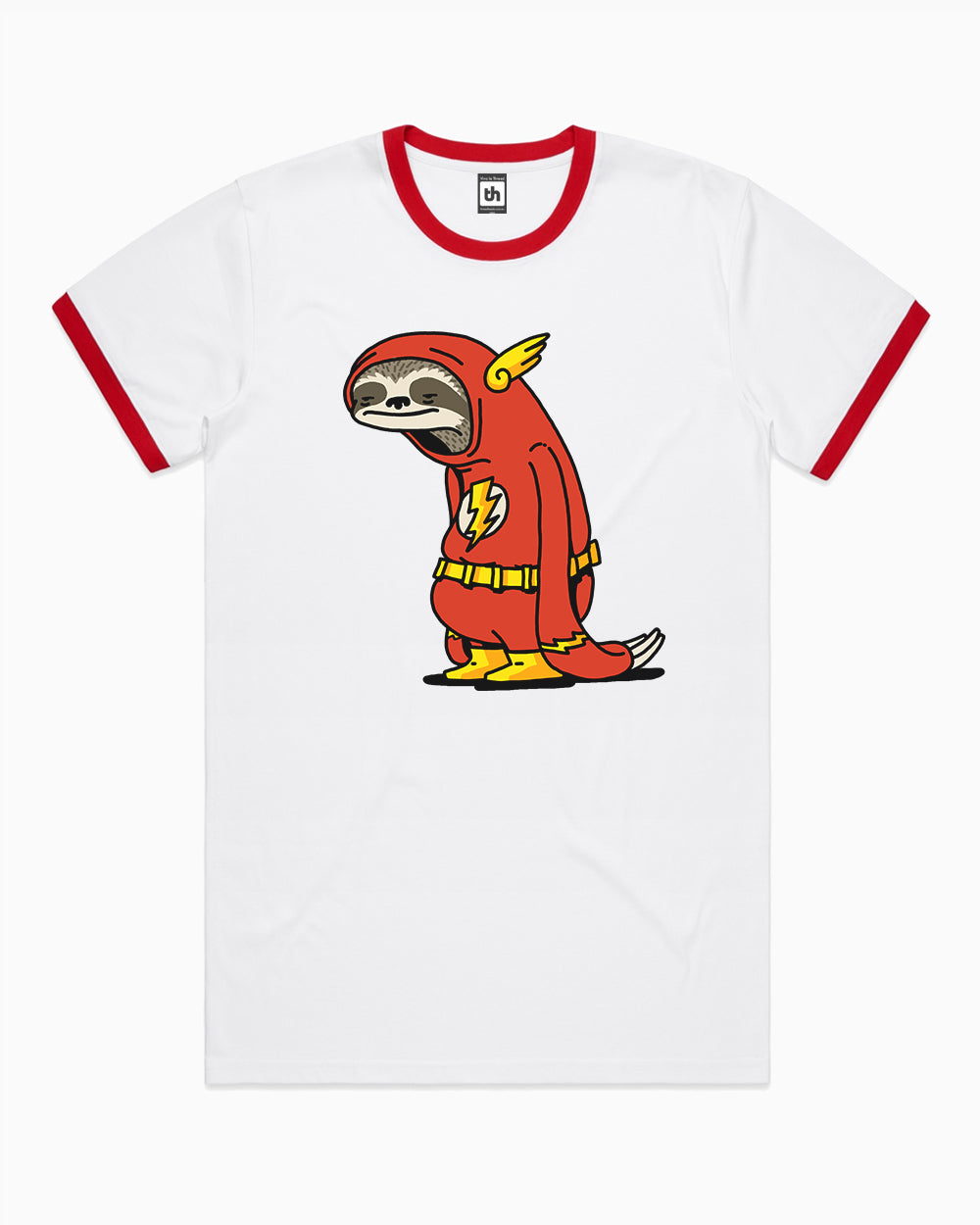 The Neutral T-Shirt Australia Online #colour_red ringer