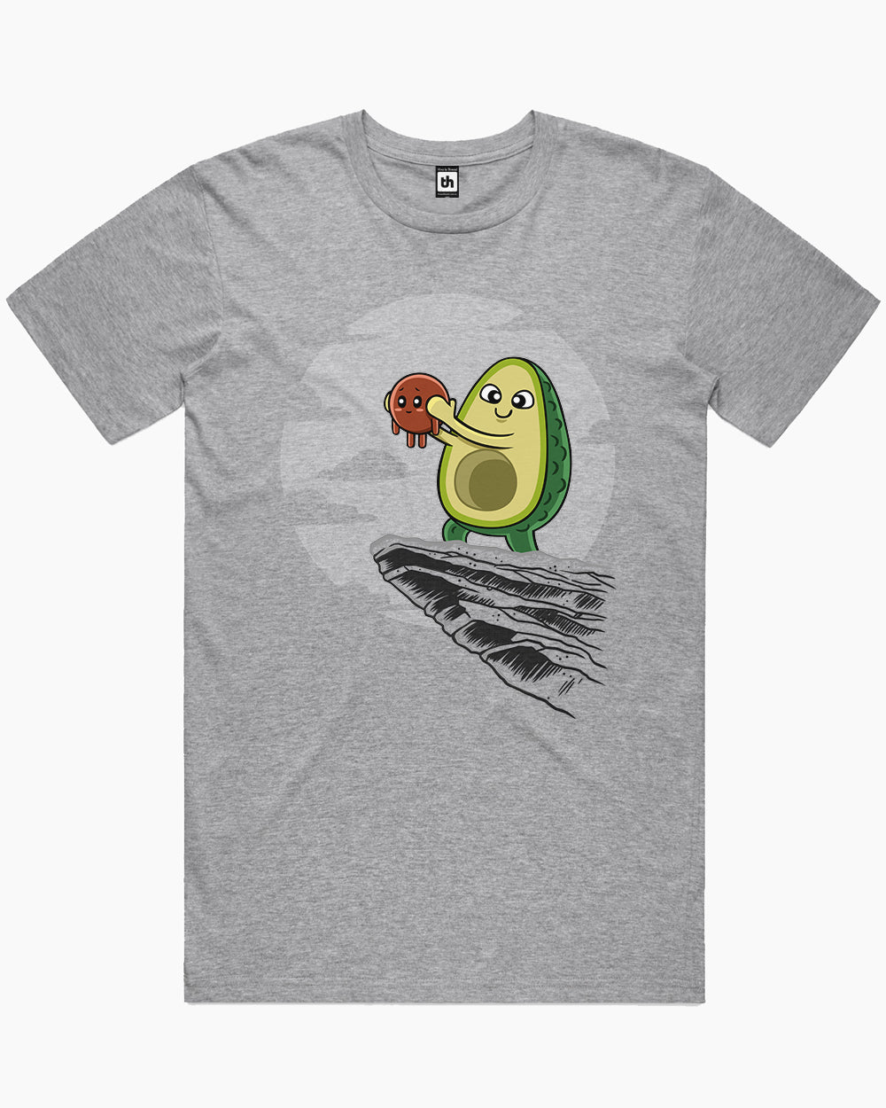 Avocado King T-Shirt Australia Online #colour_grey