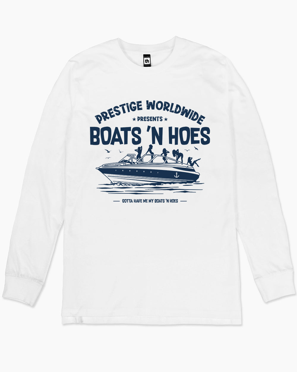 Boats N Hoes Long Sleeve Australia Online #colour_white