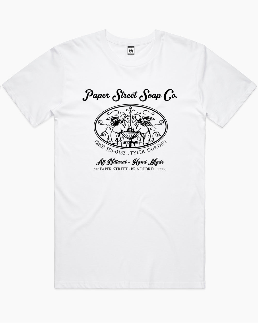 Paper Street Soap Co. Fight Club T-Shirt Australia Online #colour_white