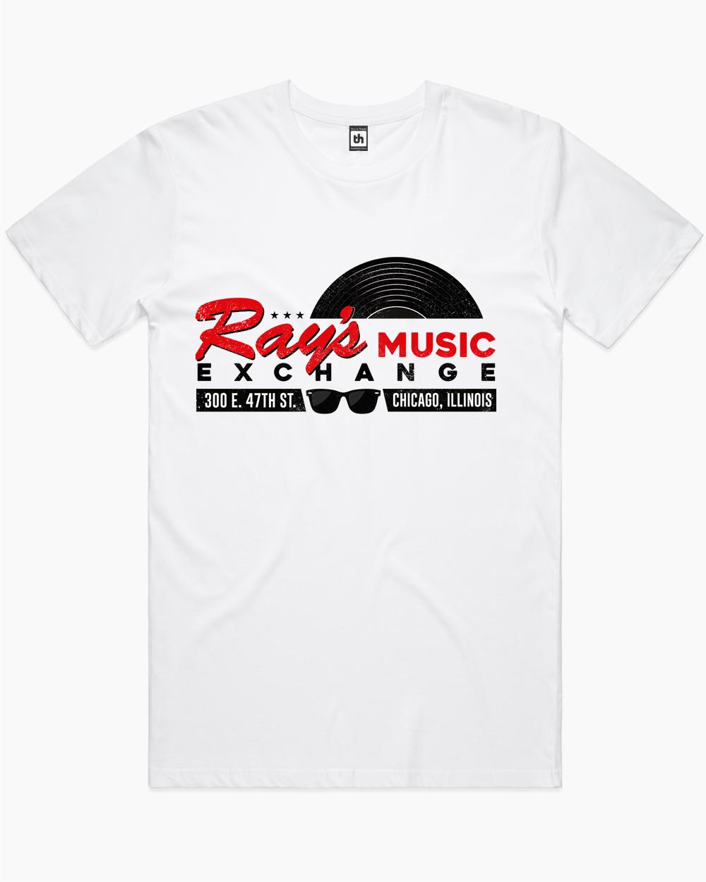 Ray's Music Exchange T-Shirt Australia Online #colour_white