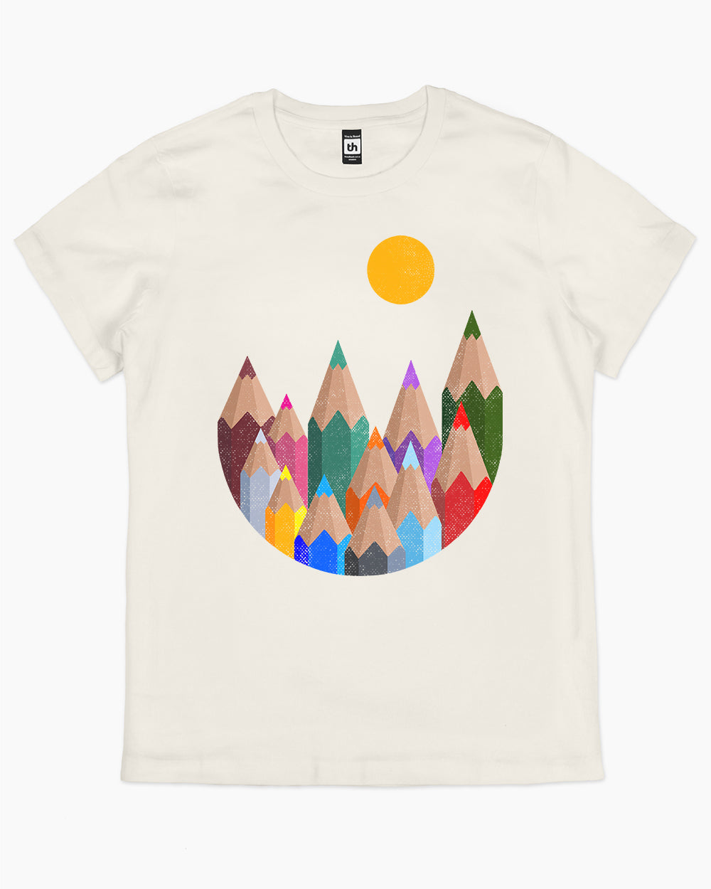 12 Colour Mountains T-Shirt Australia Online #colour_natural