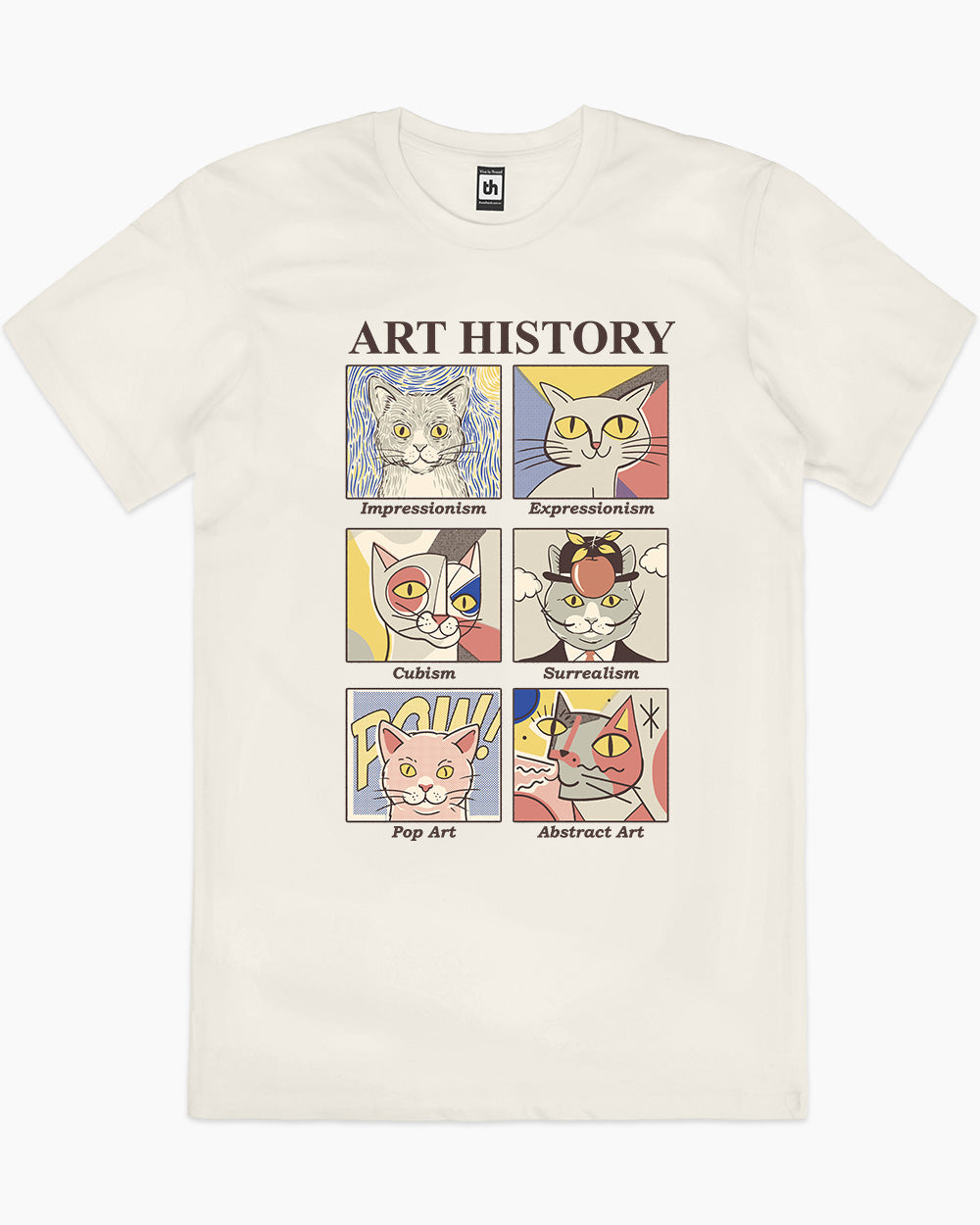 Art History T-Shirt Australia Online #colour_natural