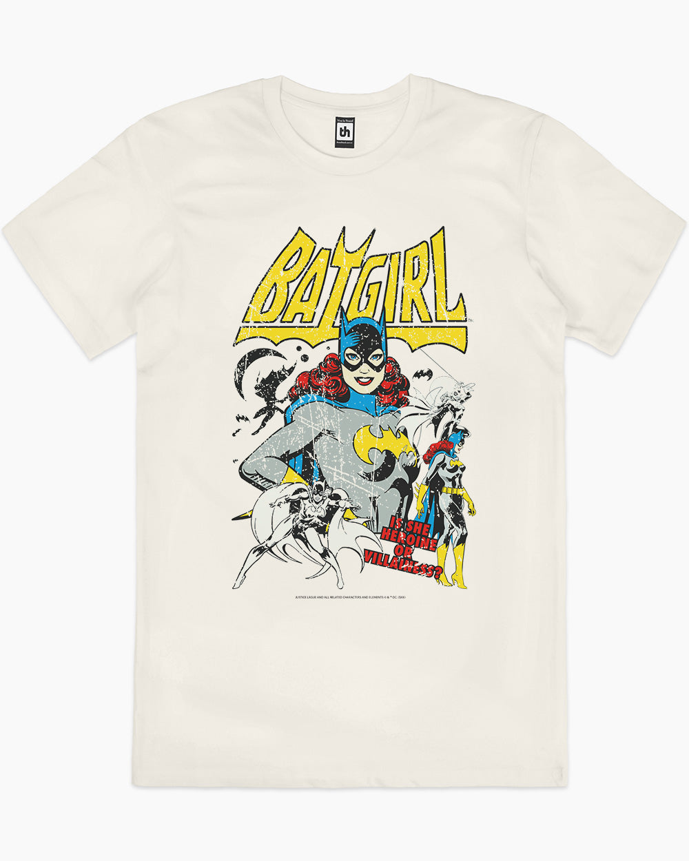 Batgirl Heroine T-Shirt Australia Online #colour_natural