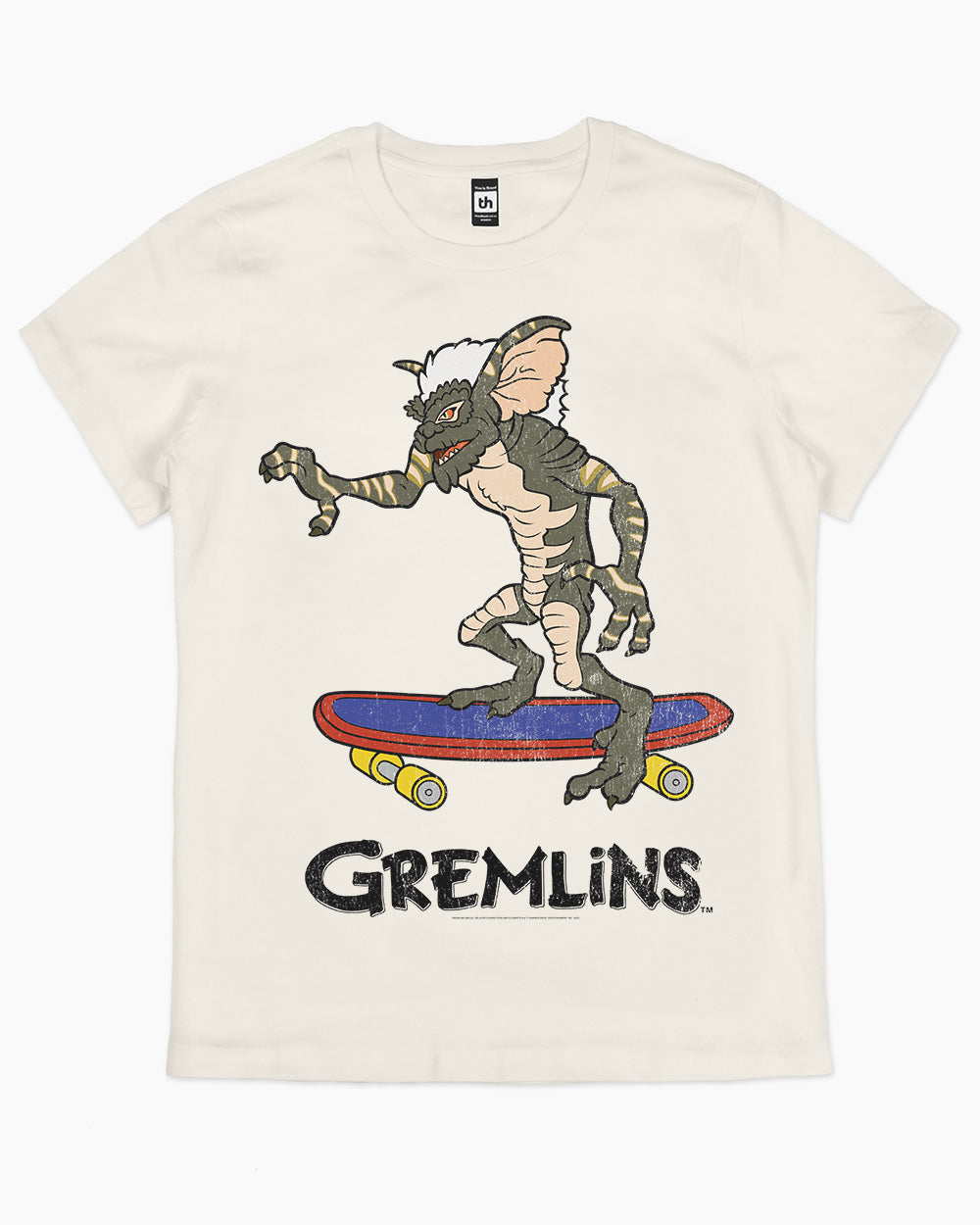 Gremlin Skate T-Shirt Australia Online #colour_natural