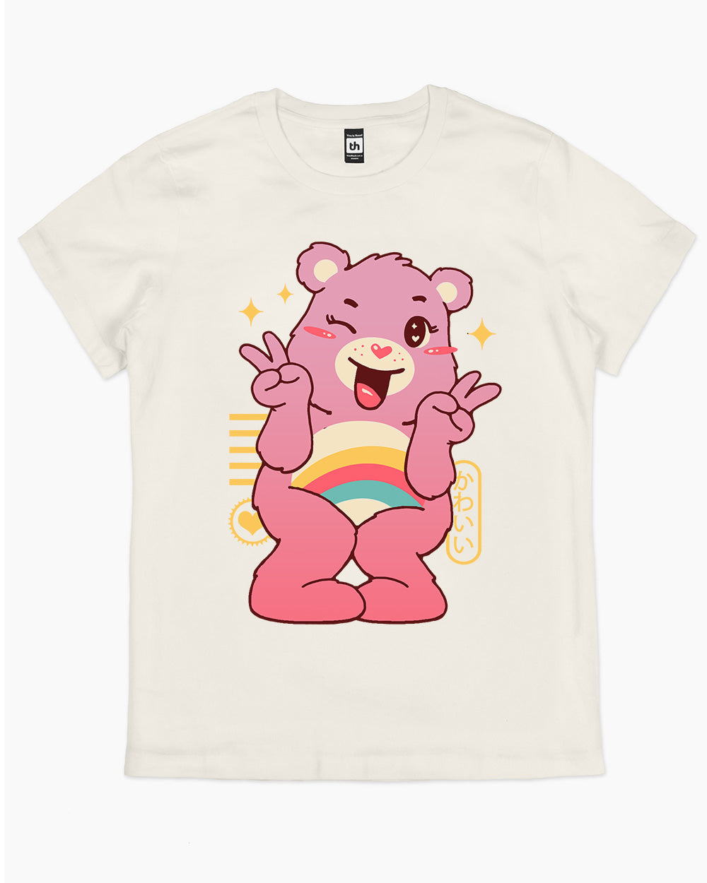 Kawaii Care Bears T-Shirt Australia Online #colour_natural