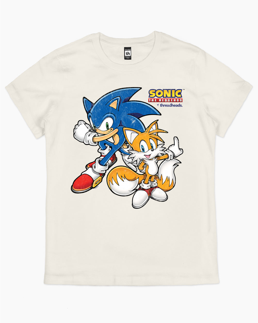 Sonic Tails BFFs T-Shirt Australia Online #colour_natural