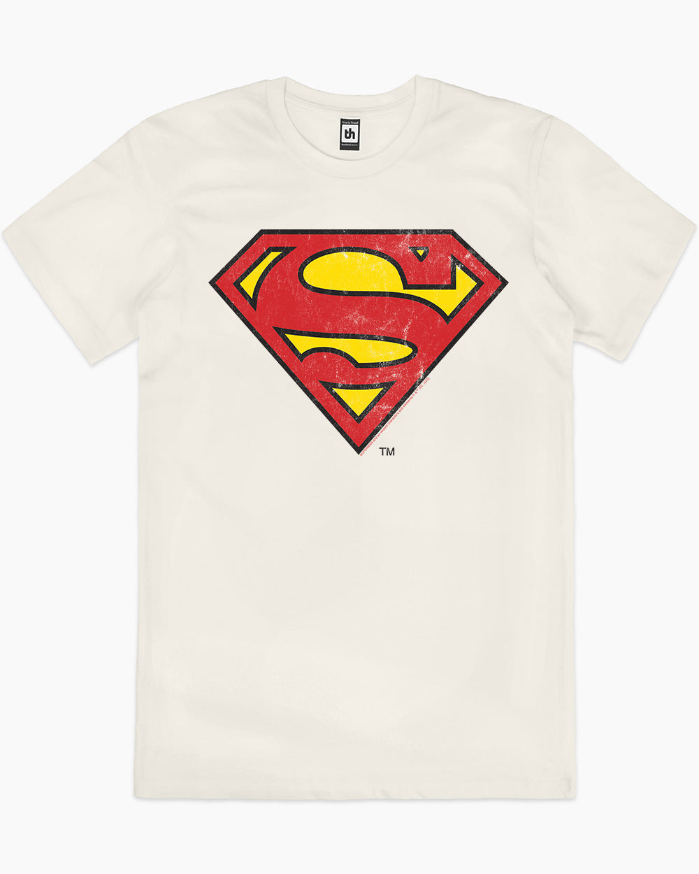 Superman Classic Logo T-Shirt Australia Online #colour_natural