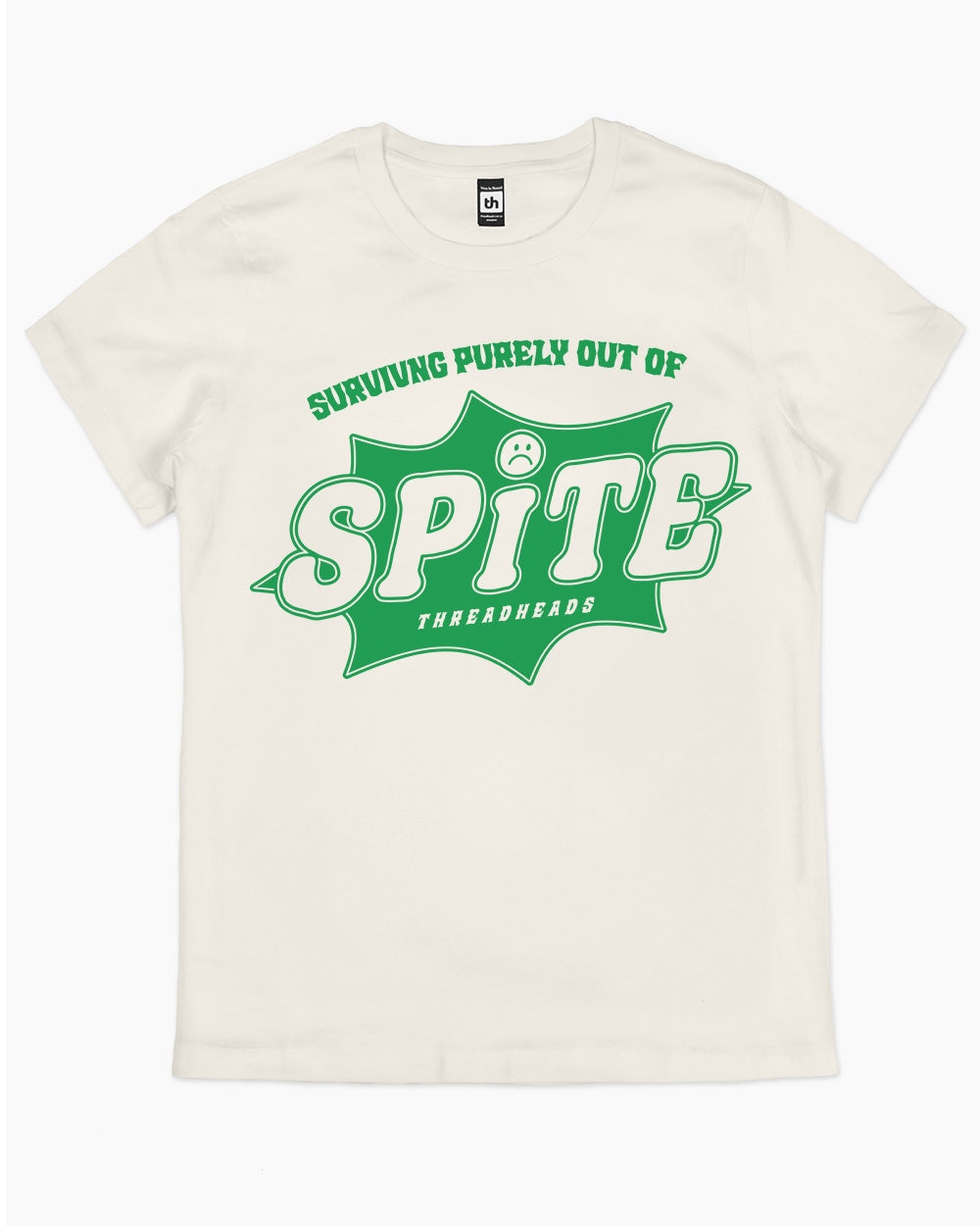 Surviving Purely Out Of Spite T-Shirt Australia Online #colour_natural