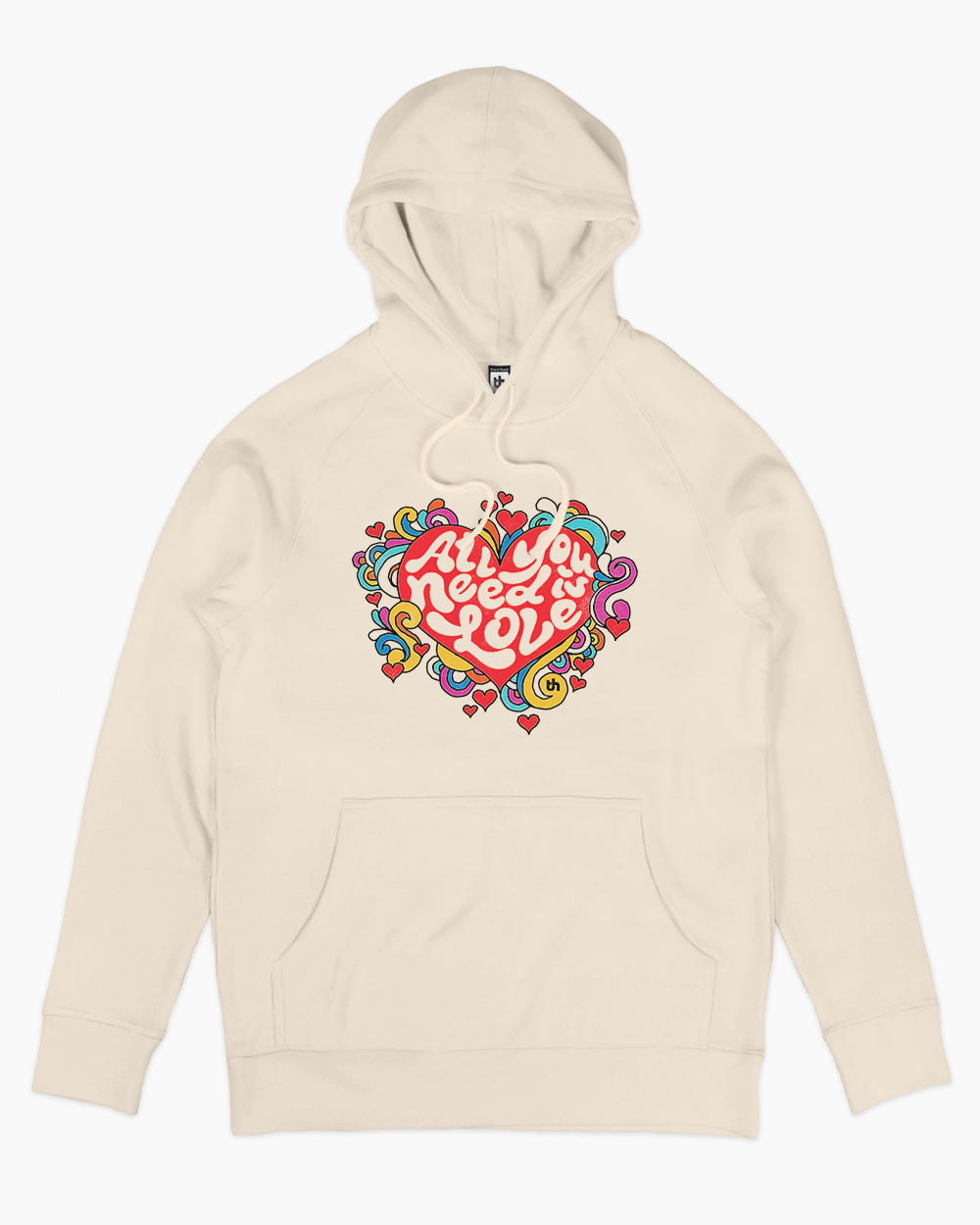 All You Need is Love Hoodie Australia Online #colour_natural