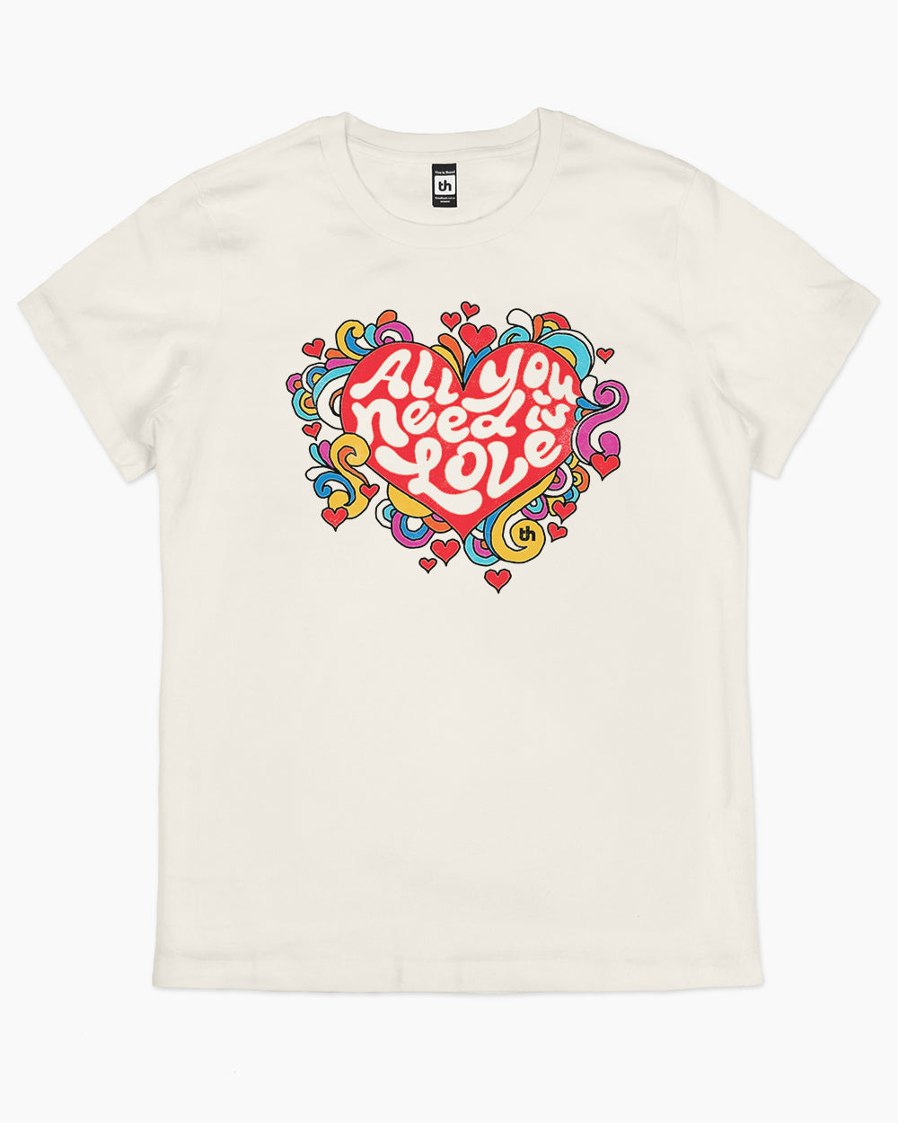 All You Need is Love T-Shirt Australia Online #colour_natural