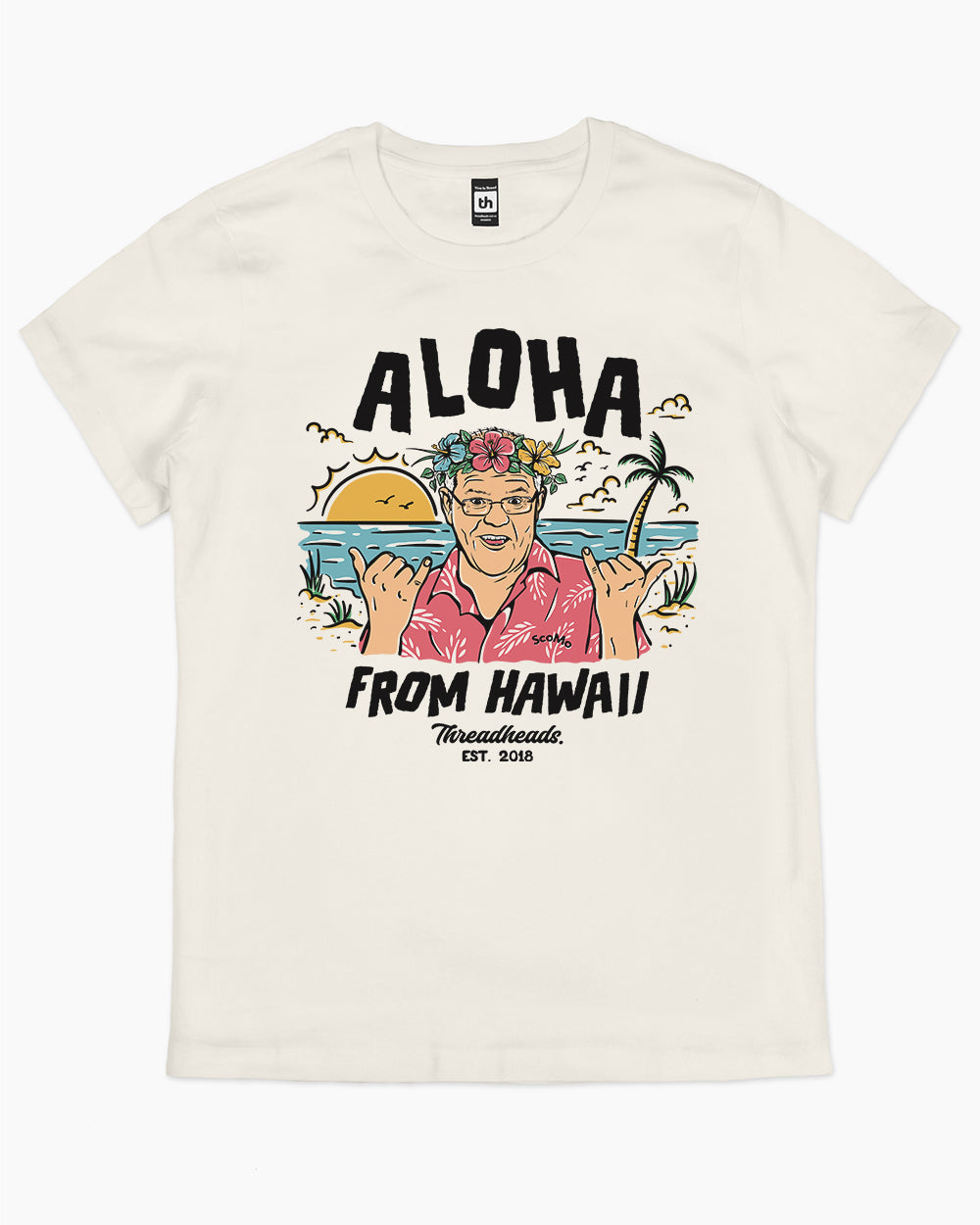 Aloha from Hawaii T-Shirt Australia Online #colour_natural