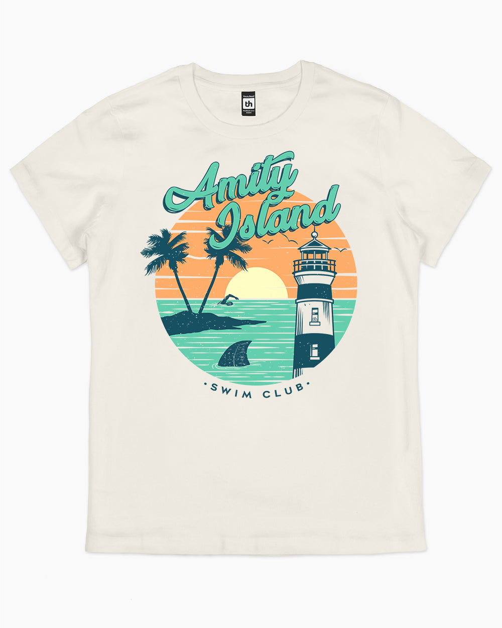 Amity Island T-Shirt Australia Online #colour_natural