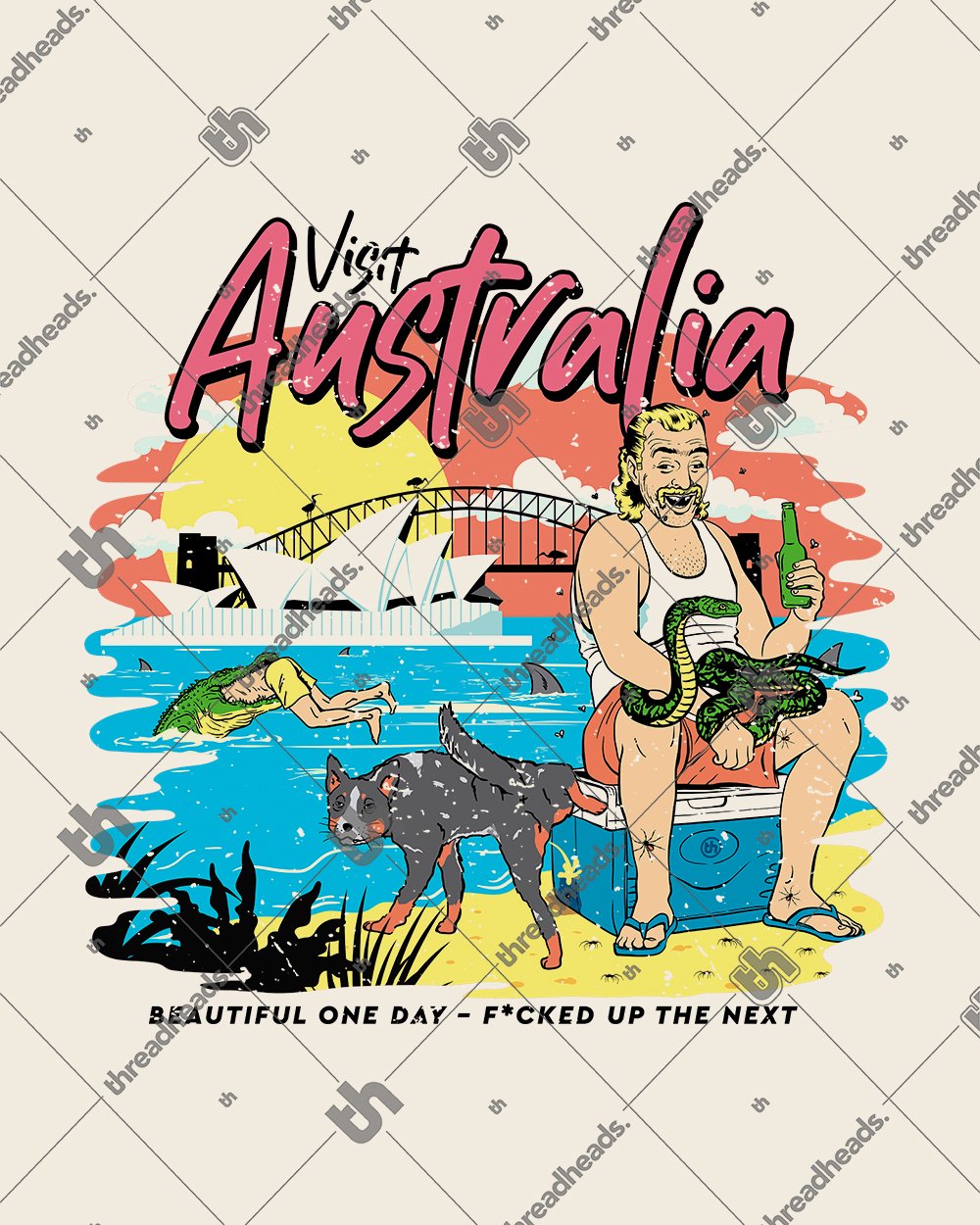 Visit Australia T-Shirt Australia Online #colour_natural