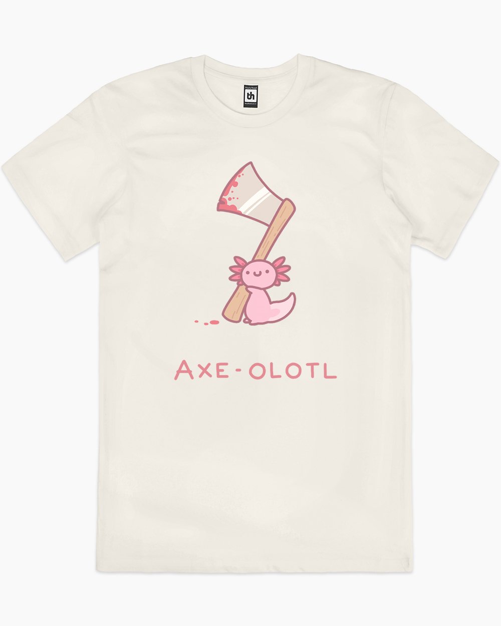 Axeolotl T-Shirt Australia Online #colour_natural