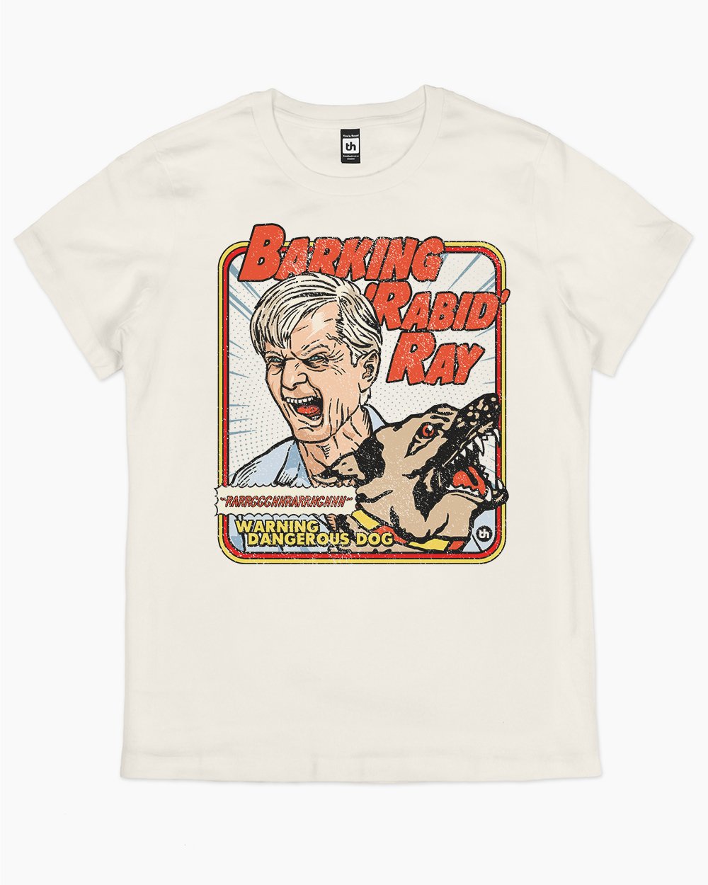 Barking Rabid Ray T-Shirt Australia Online #colour_natural