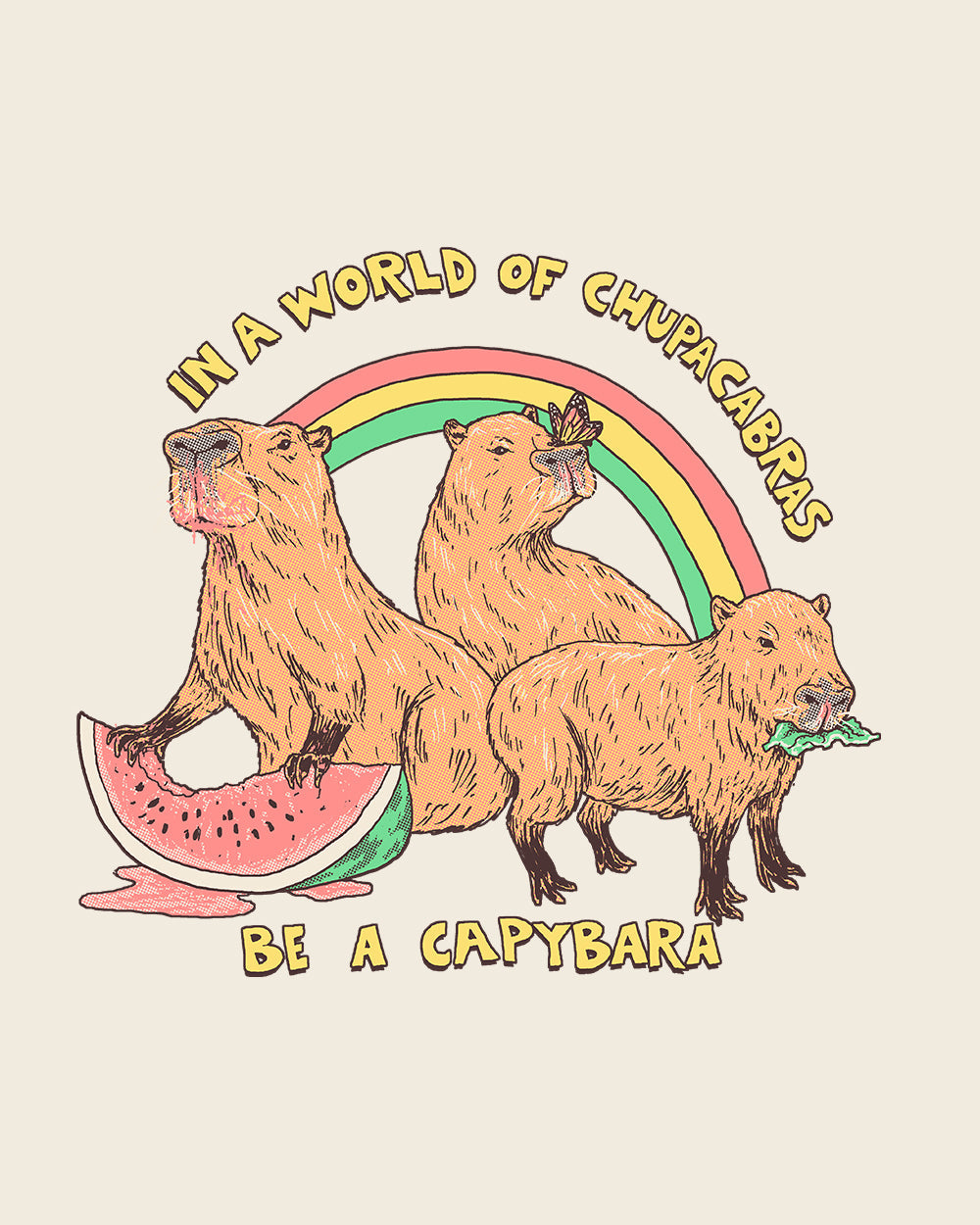Be a Capybara Tote Bag Australia Online #colour_natural