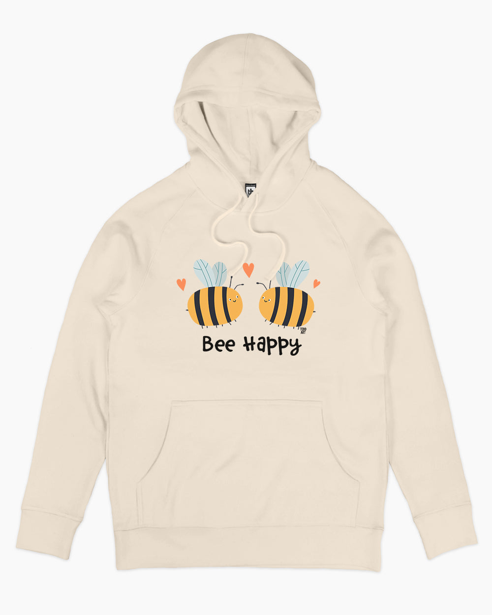 Bee Happy Hoodie Australia Online #colour_natural