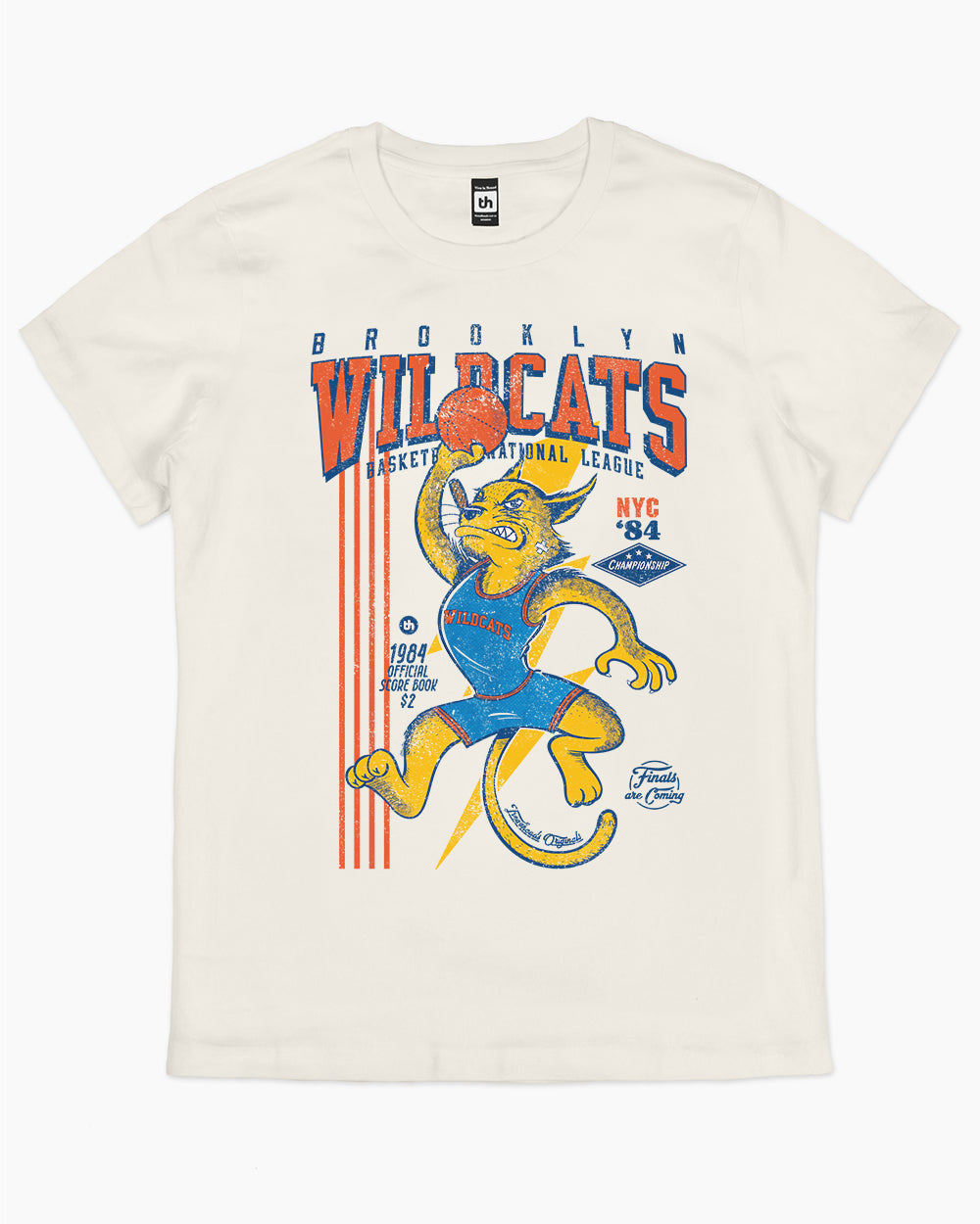 Brooklyn Wildcats T-Shirt Australia Online #colour_natural
