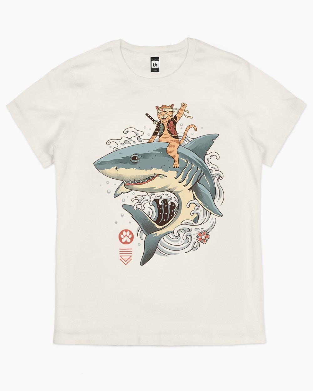 Catana Shark T-Shirt Australia Online #colour_natural