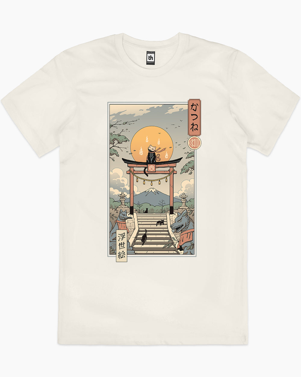 Catsune Inari T-Shirt Australia Online #colour_natural