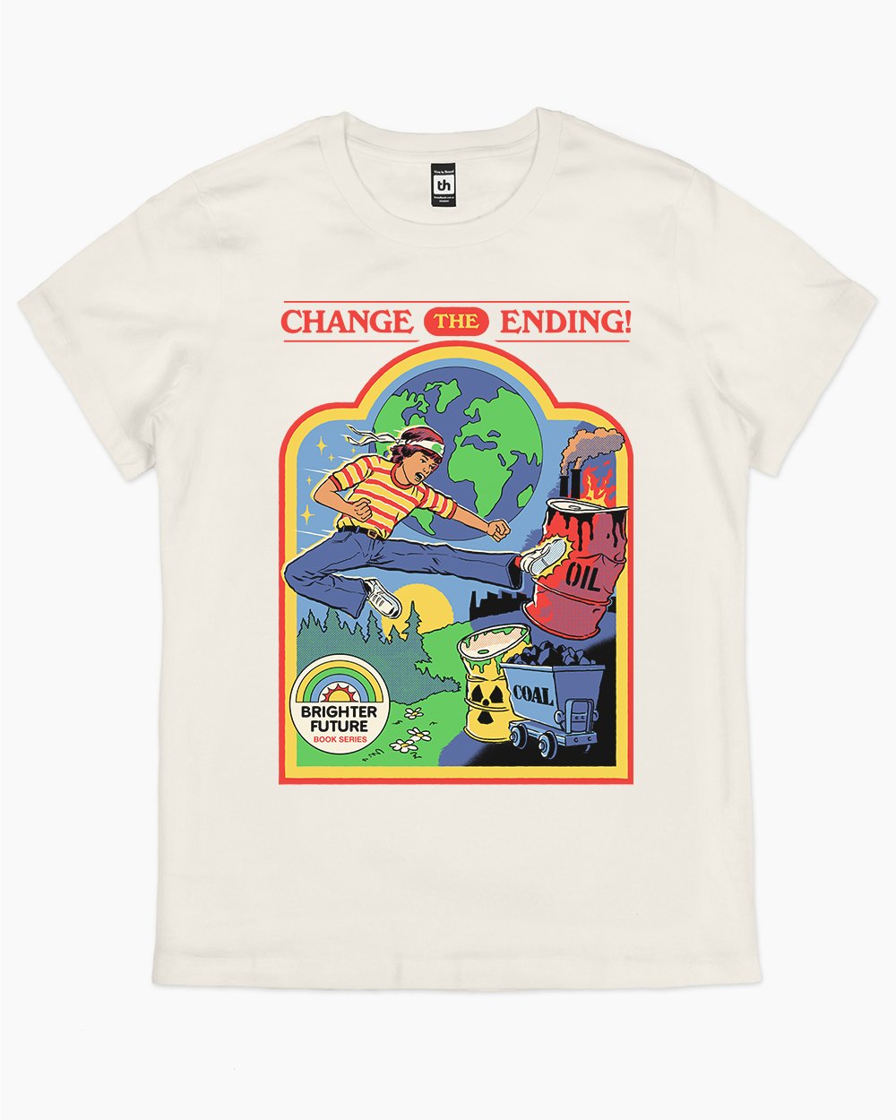 Change the Ending T-Shirt Australia Online #colour_natural