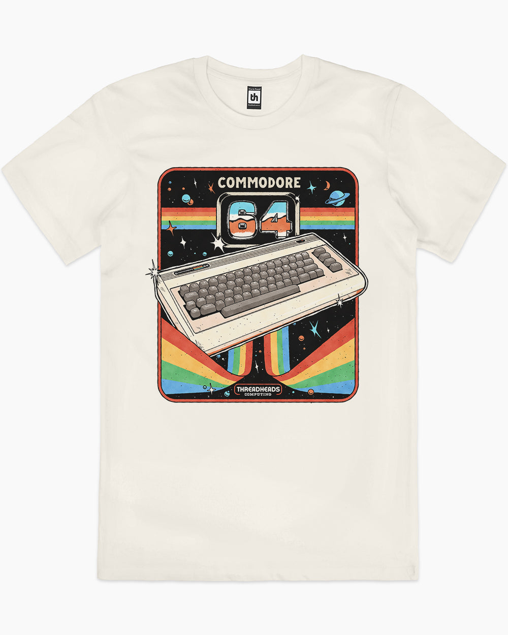 Commodore 64 Advanced Home Computer T-Shirt Australia Online #colour_natural