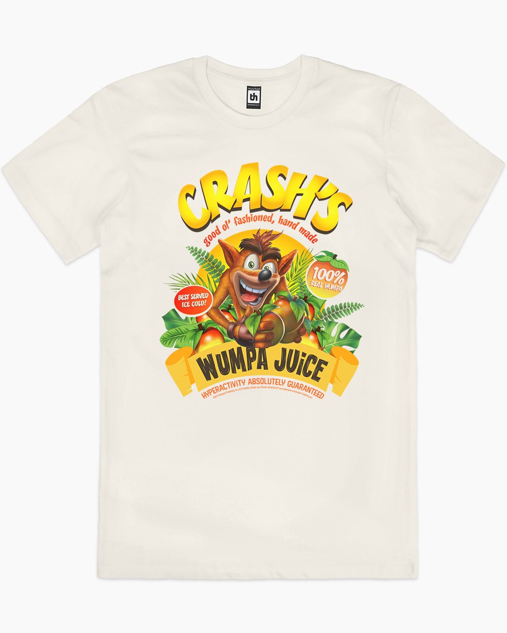 Crash's Wumpa Juice T-Shirt Australia Online #colour_natural