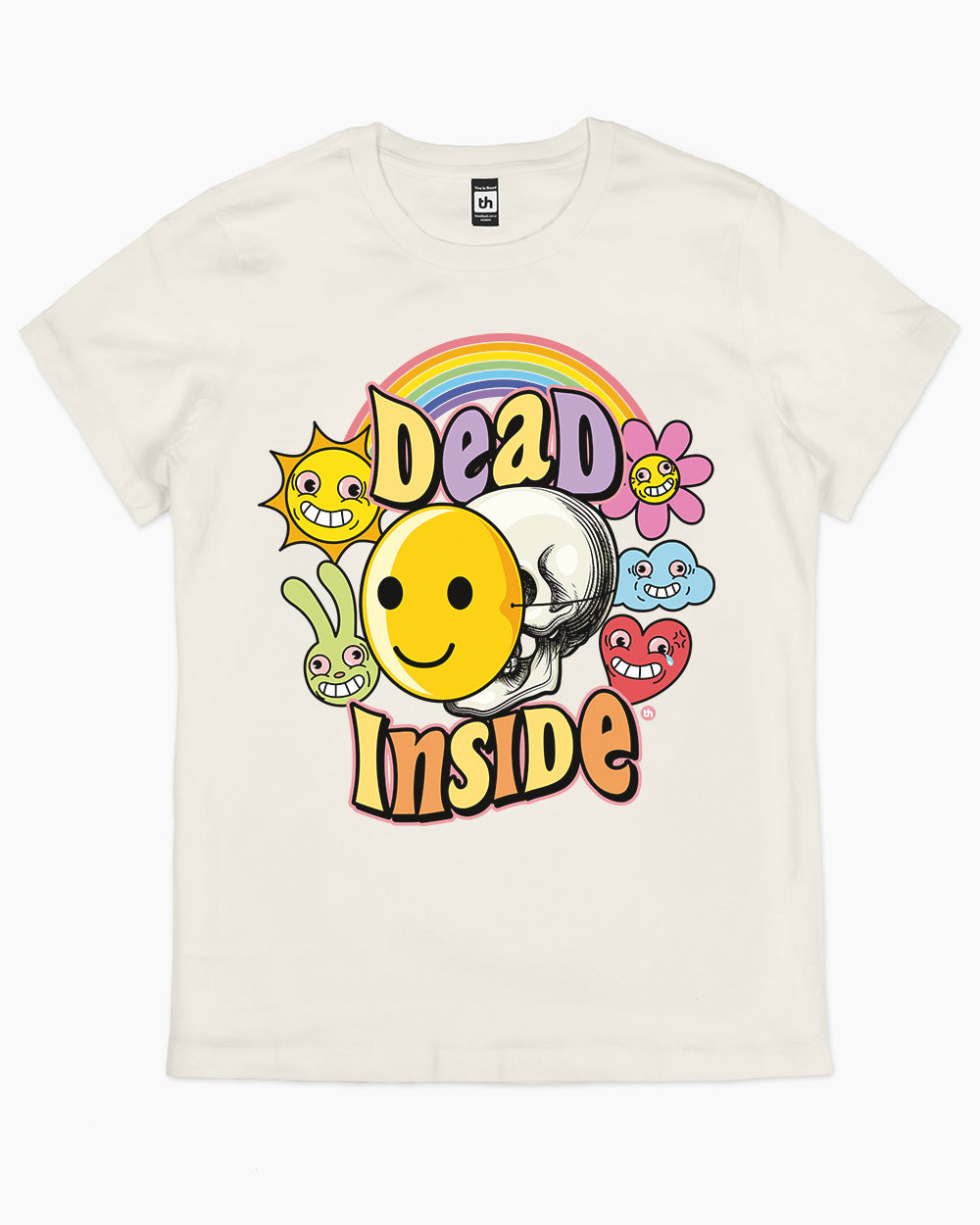 Dead Inside T-Shirt Australia Online #colour_natural