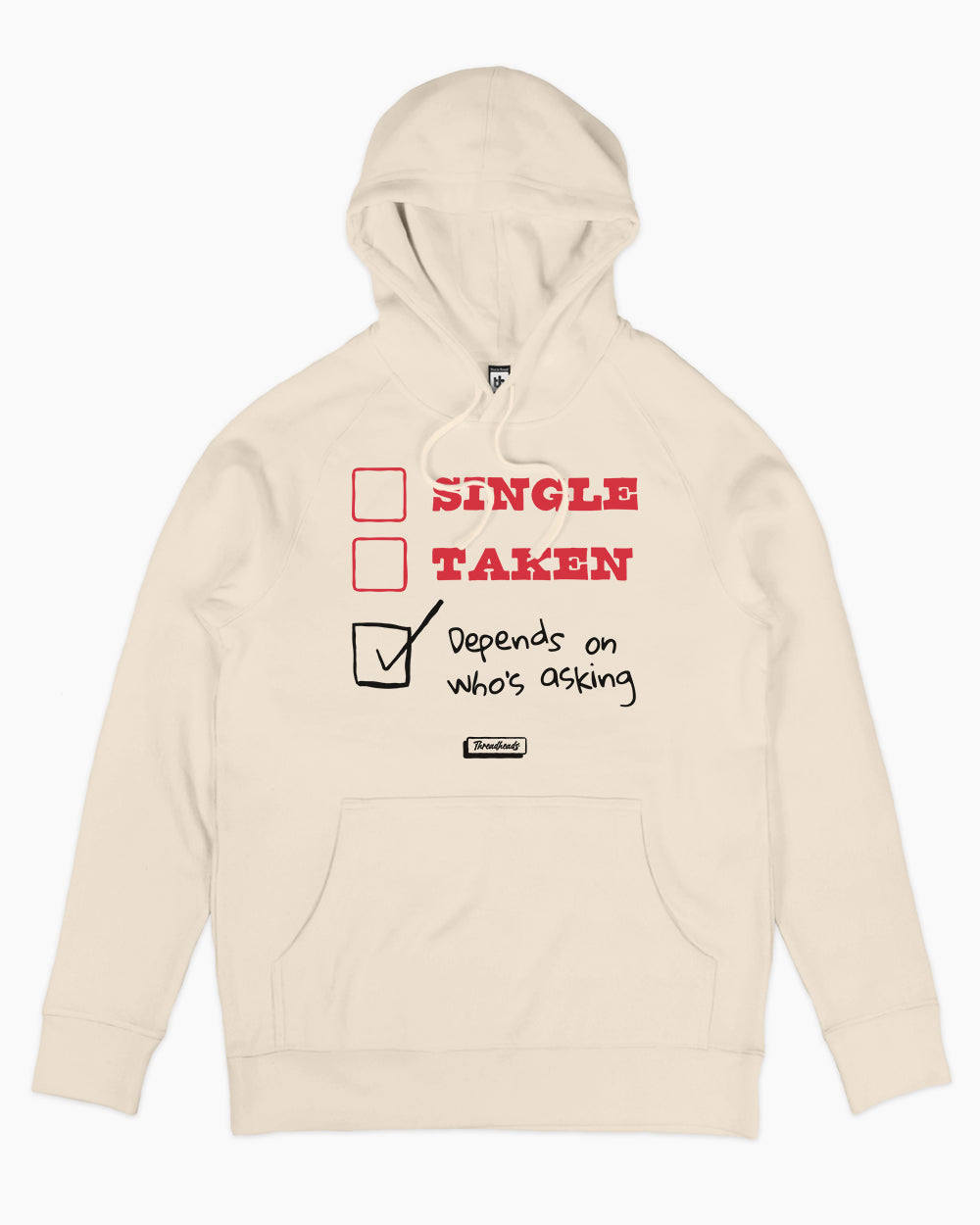 Depends on Who's Asking Hoodie Australia Online #colour_natural
