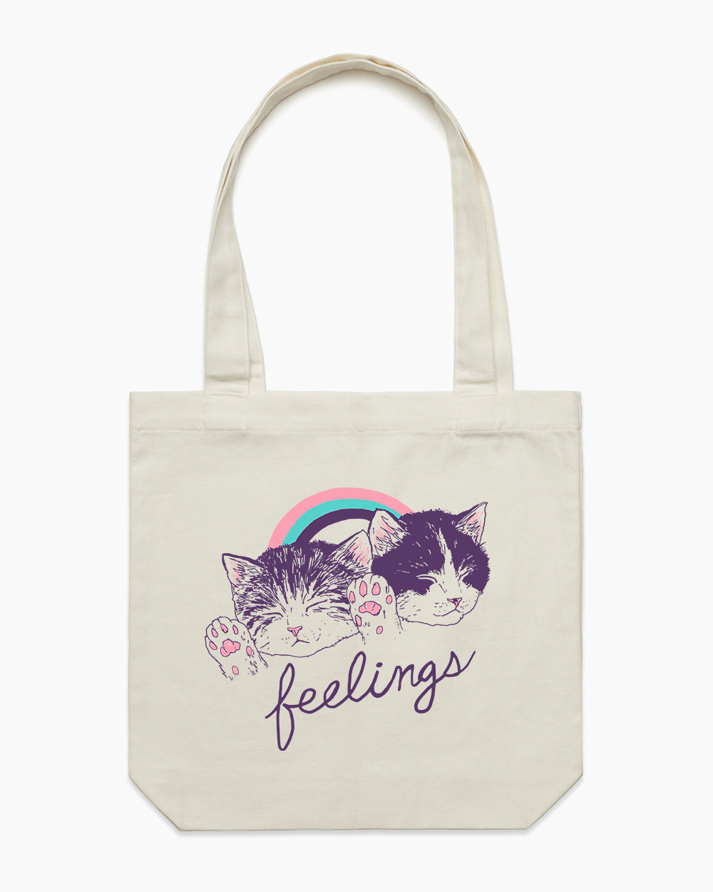 Feelings Tote Bag Australia Online #colour_natural