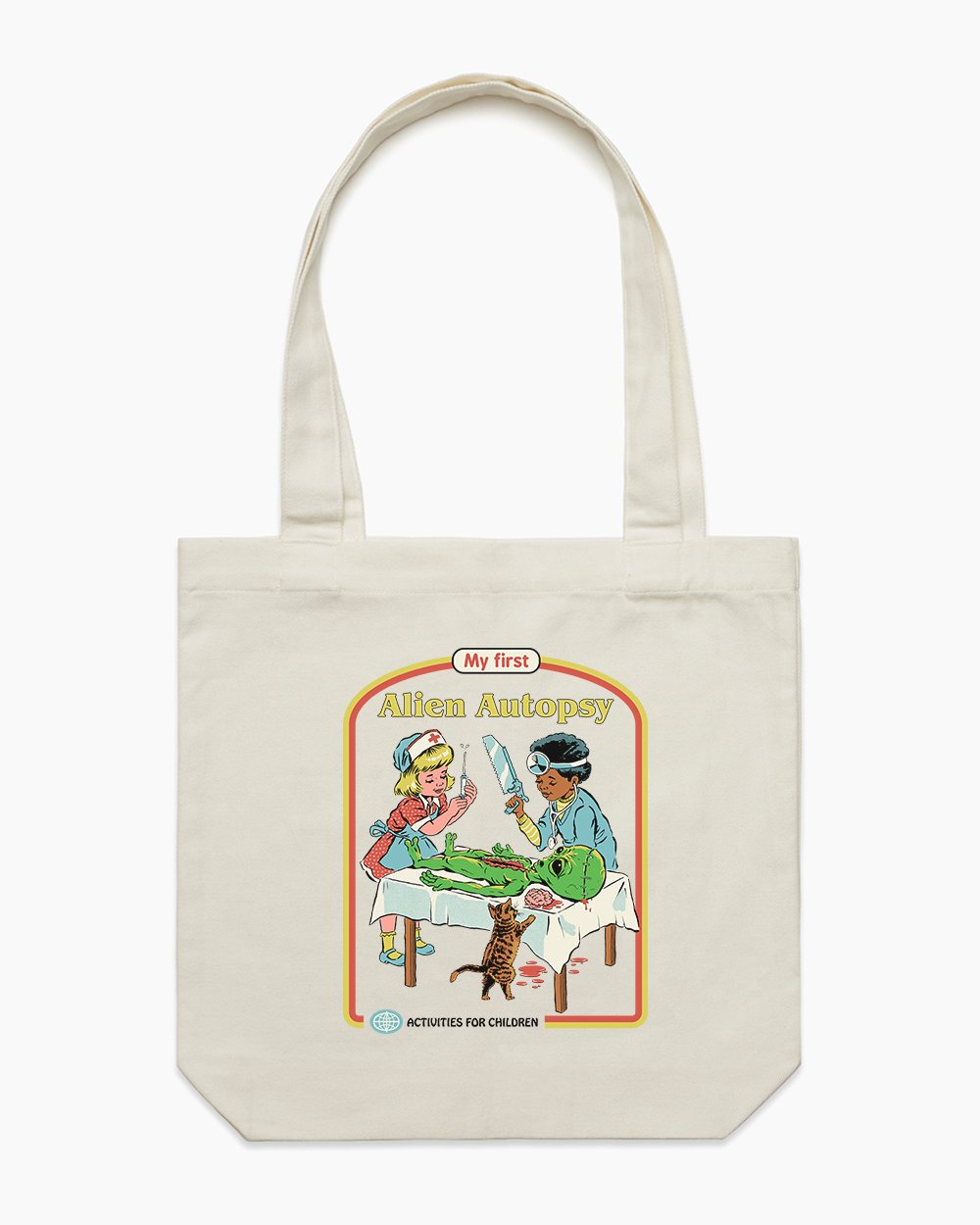 My First Alien Autopsy Tote Bag Australia Online #colour_natural