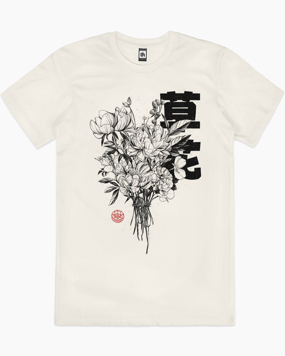 Flowers T-Shirt Australia Online #colour_natural