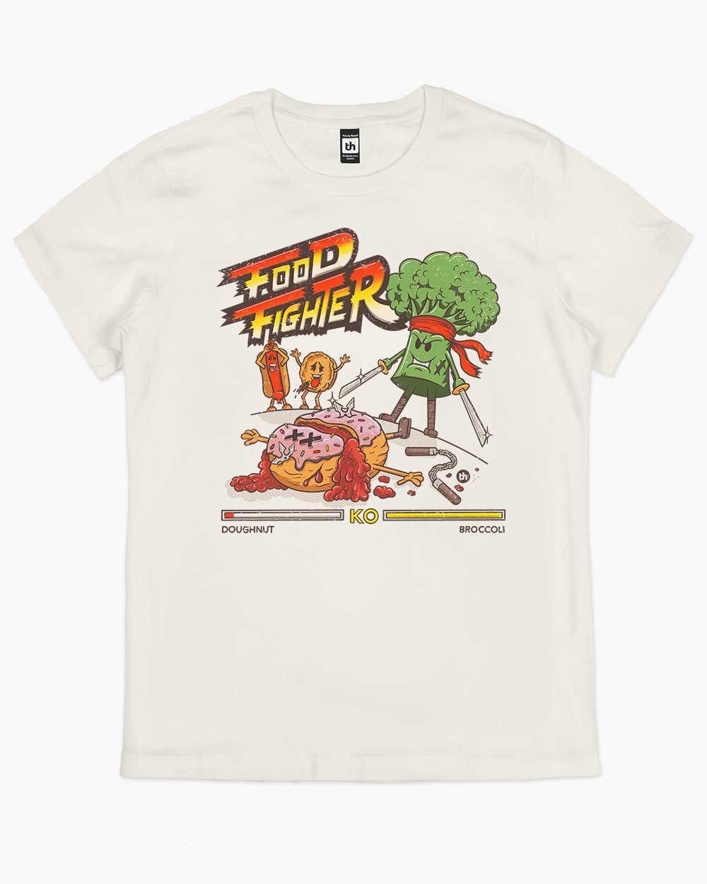 Food Fighter T-Shirt Australia Online #colour_natural